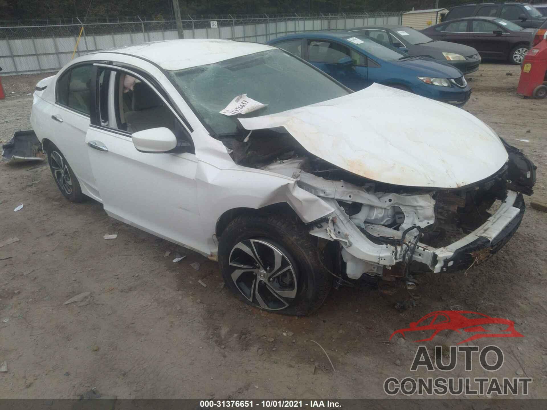 HONDA ACCORD SEDAN 2017 - 1HGCR2F37HA138142