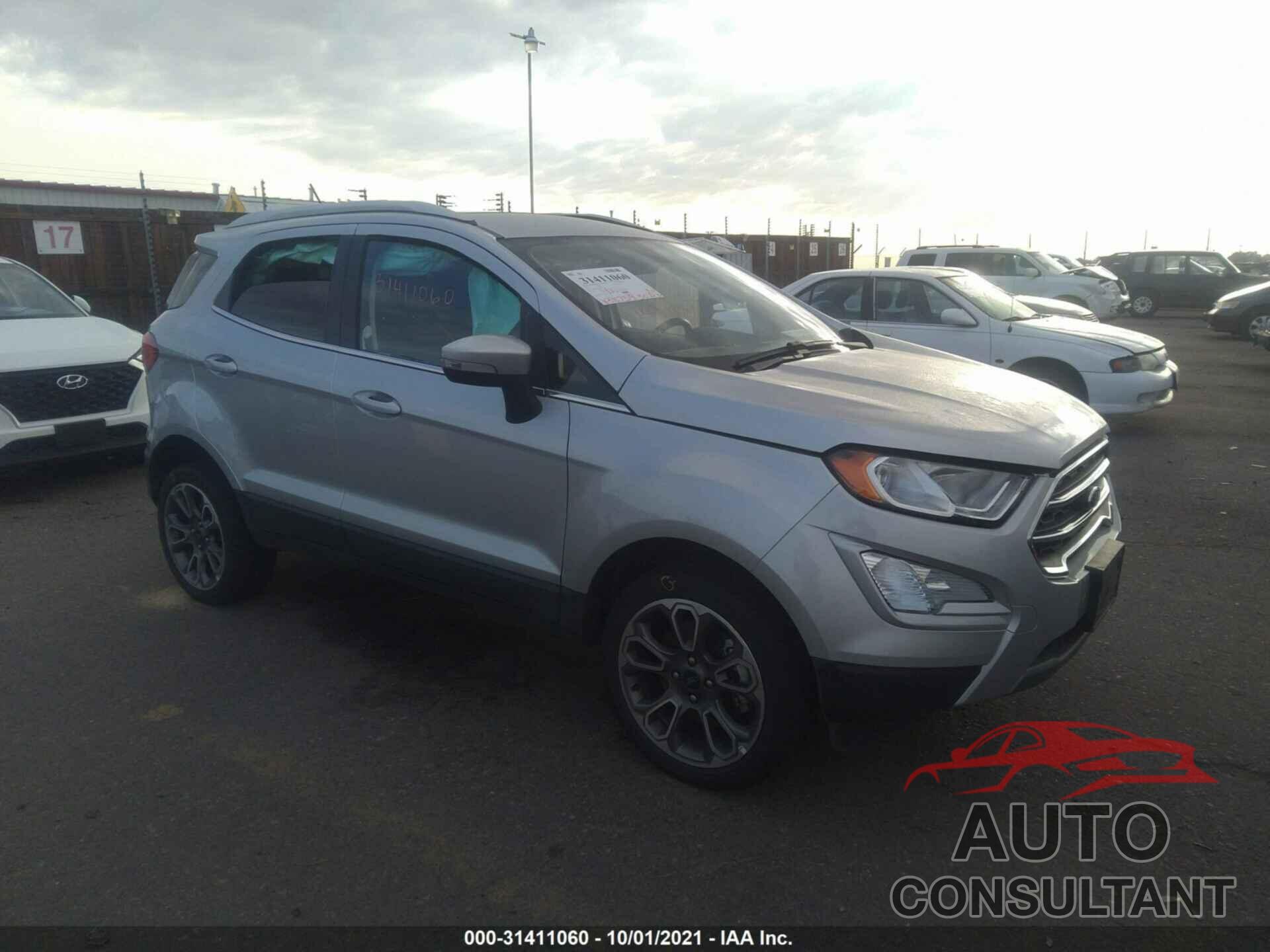 FORD ECOSPORT 2021 - MAJ6S3KL8MC407345