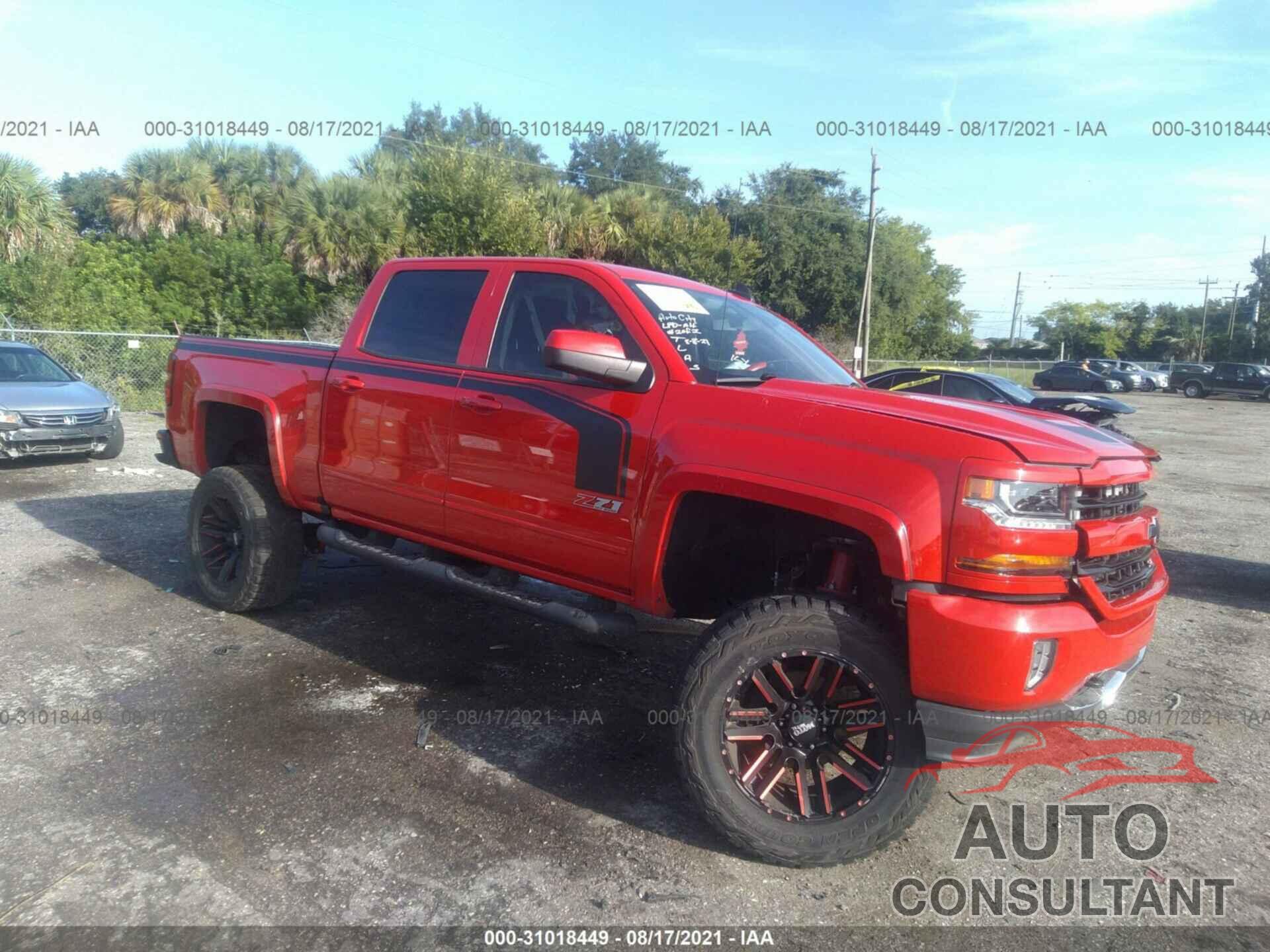 CHEVROLET SILVERADO 1500 2017 - 3GCUKREC5HG178027