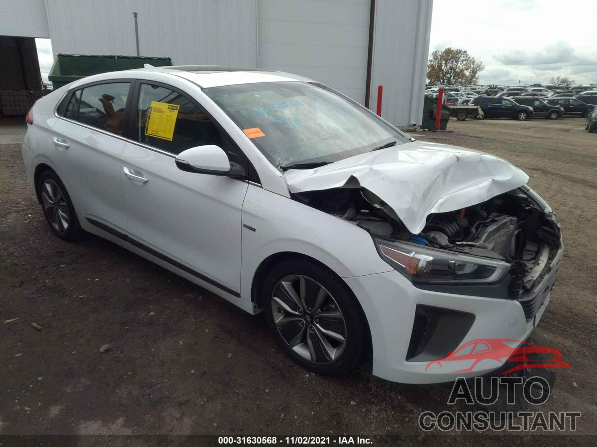 HYUNDAI IONIQ HYBRID 2017 - KMHC85LC0HU020659