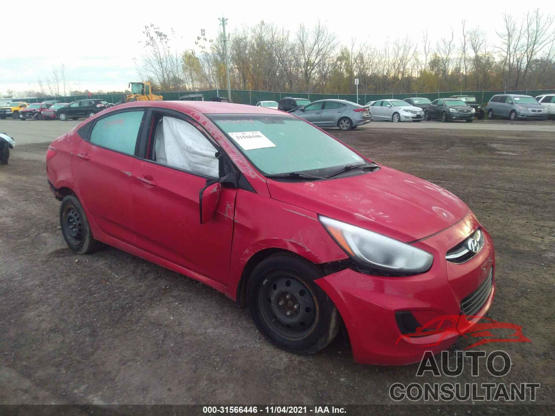 HYUNDAI ACCENT 2016 - KMHCT4AE9GU139936