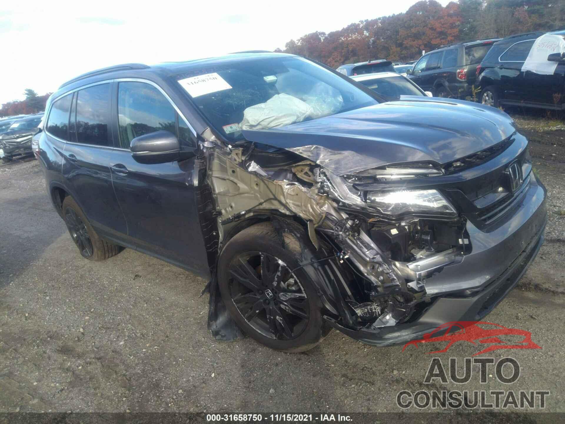 HONDA PILOT 2021 - 5FNYF6H23MB097504