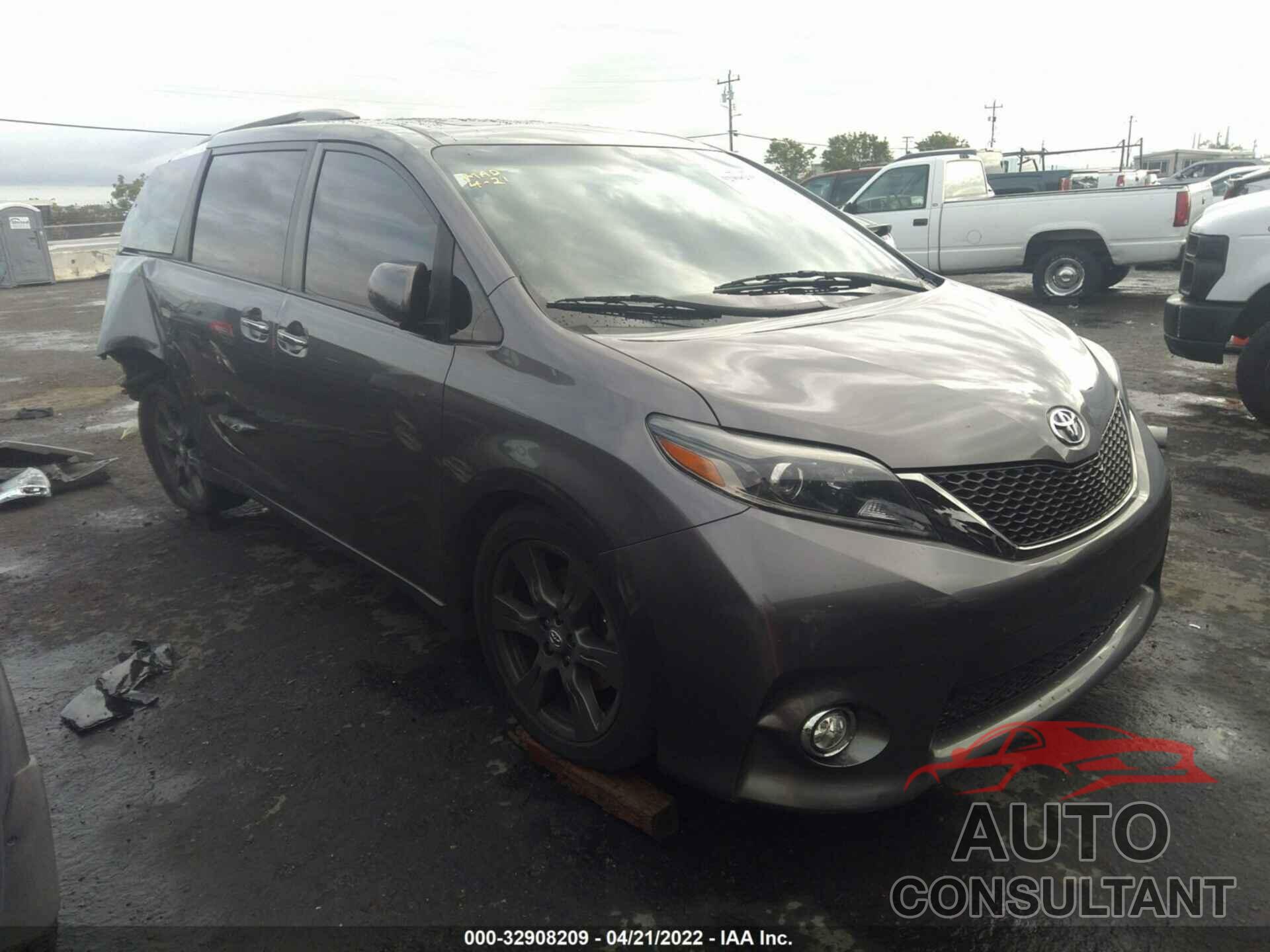 TOYOTA SIENNA 2017 - 5TDXZ3DC0HS897212