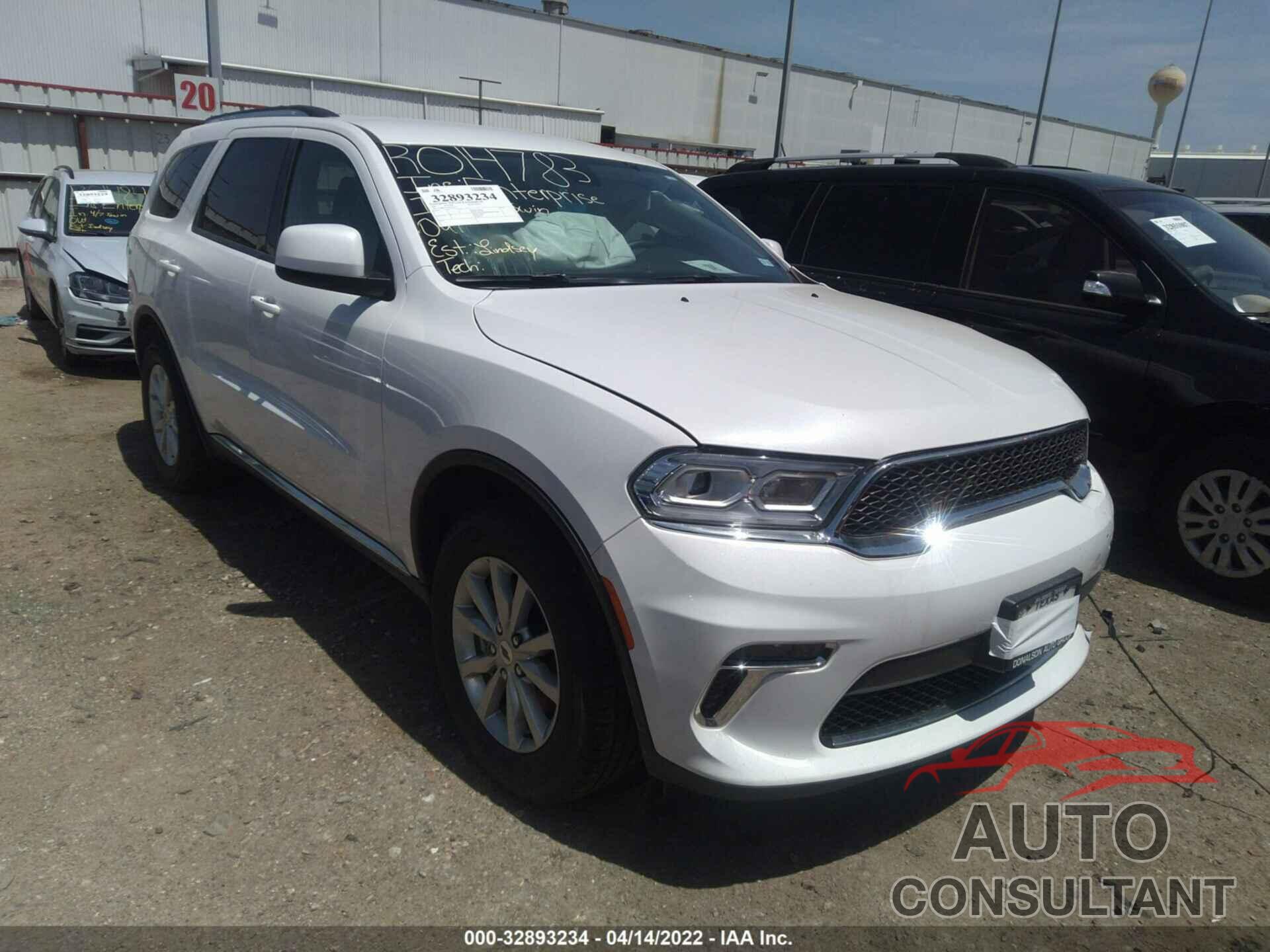 DODGE DURANGO 2021 - 1C4RDHAG6MC847177