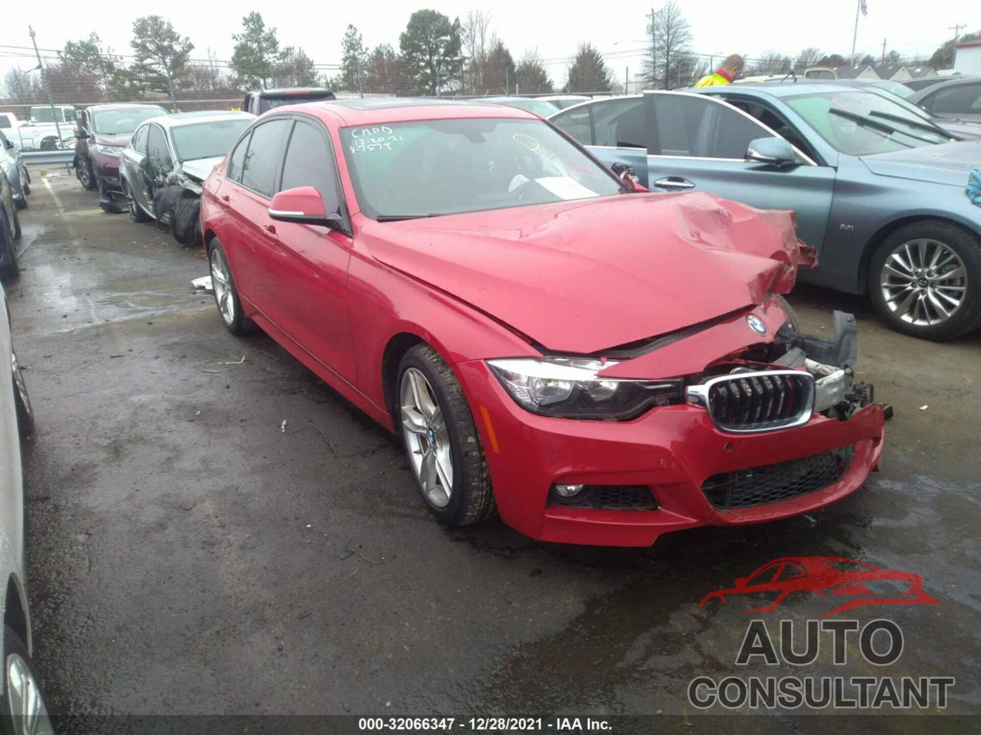 BMW 3 SERIES 2016 - WBA8E9G51GNT87579
