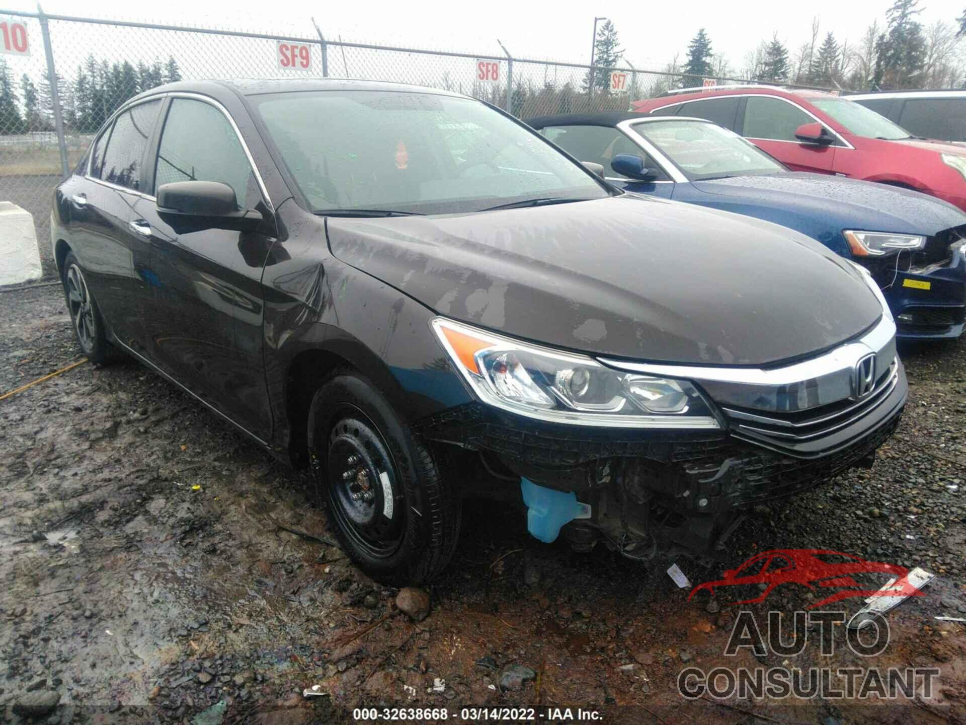 HONDA ACCORD SEDAN 2016 - 1HGCR2F77GA221605