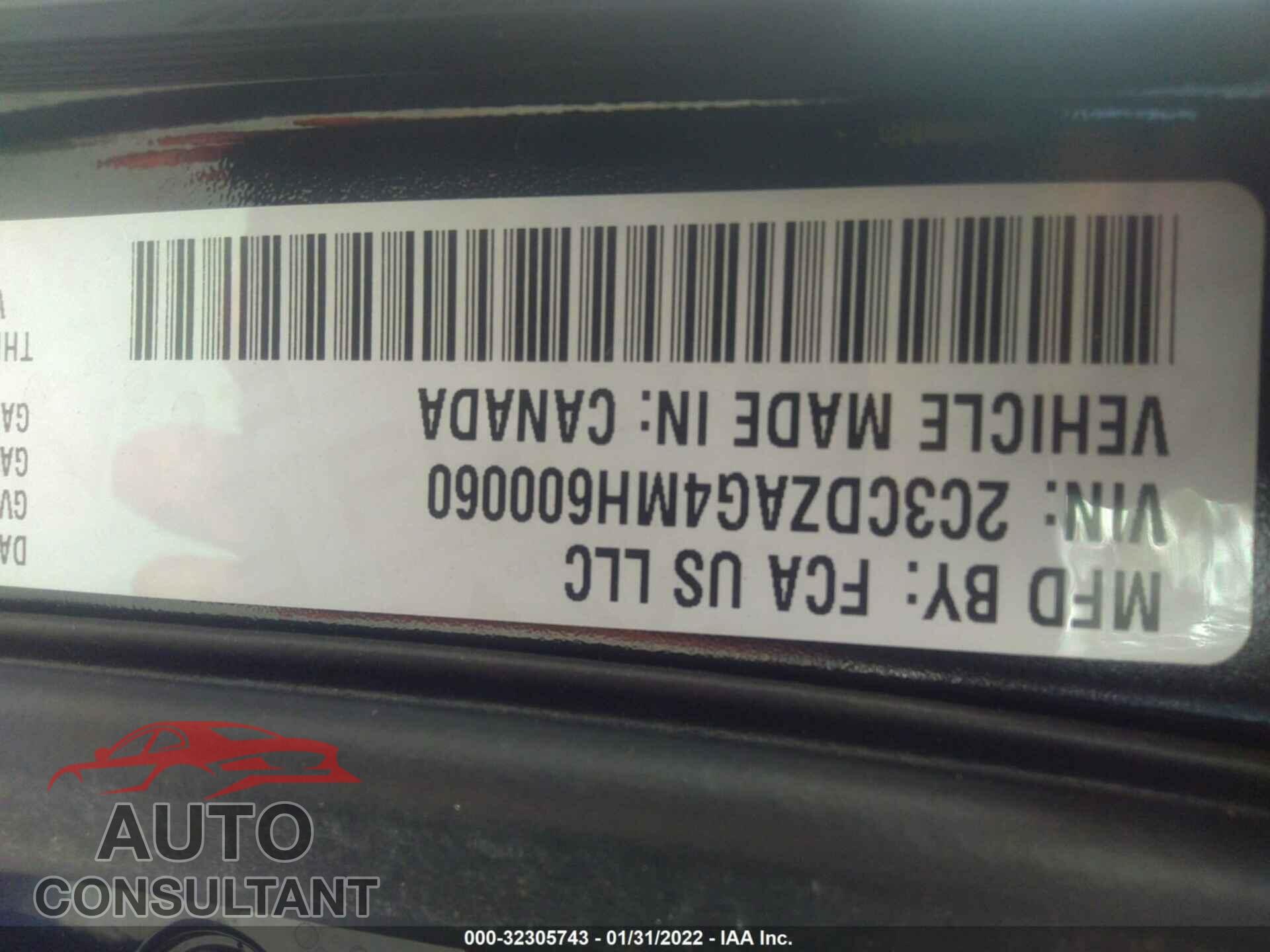 DODGE CHALLENGER 2021 - 2C3CDZAG4MH600060