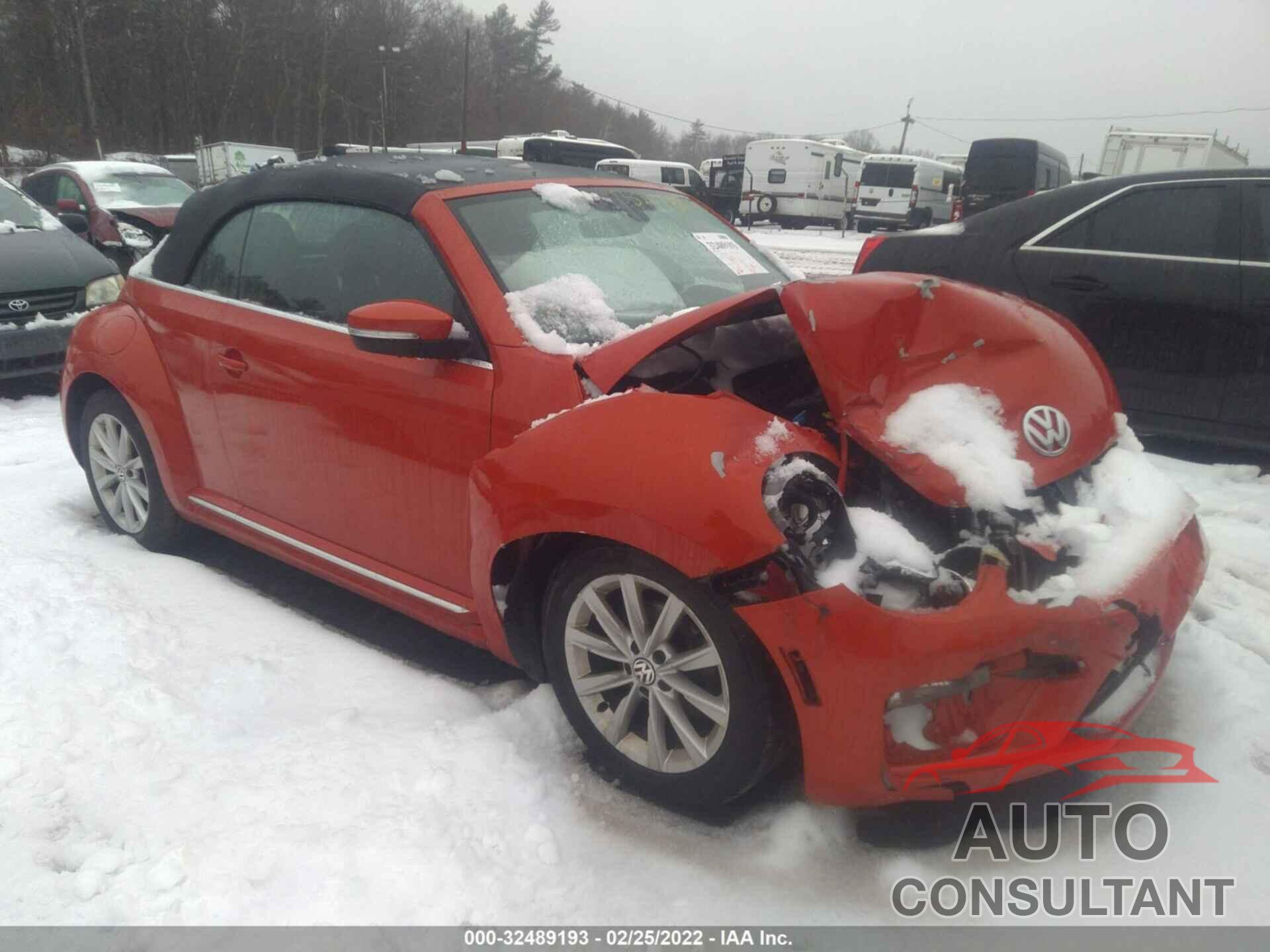 VOLKSWAGEN BEETLE CONVERTIBLE 2017 - 3VW517AT6HM817905