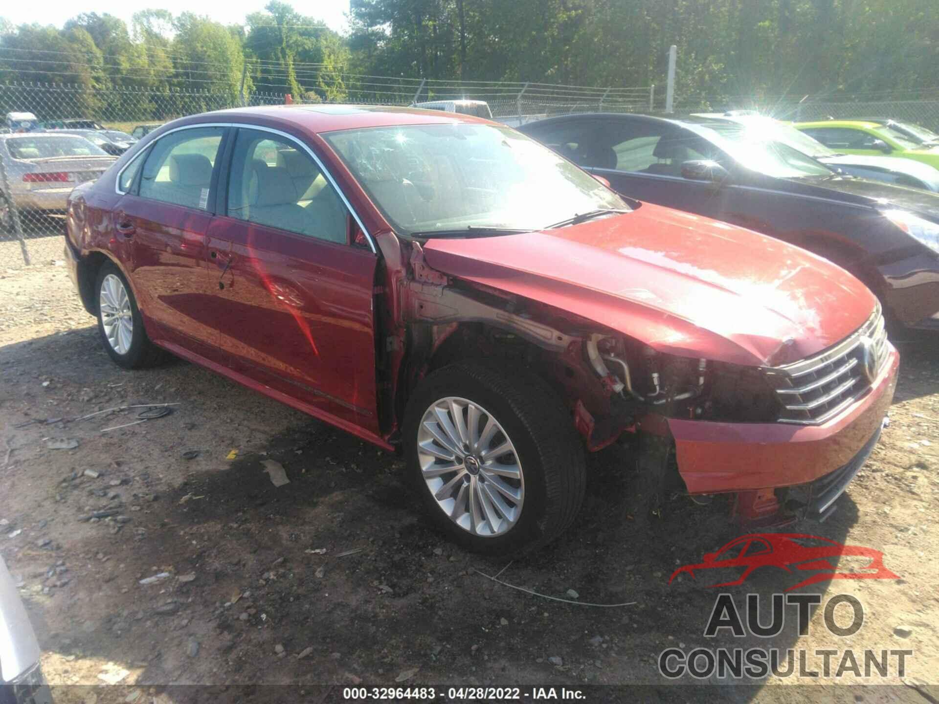 VOLKSWAGEN PASSAT 2016 - 1VWBT7A30GC006596