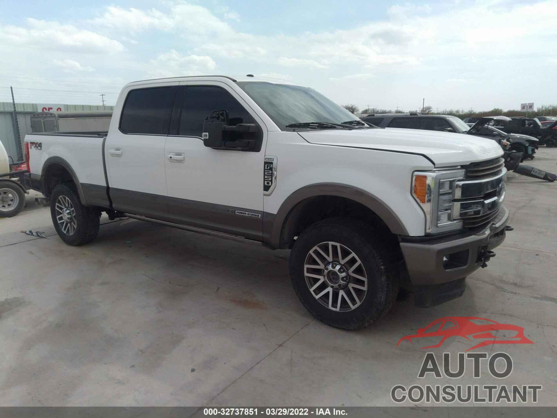 FORD SUPER DUTY F-250 SRW 2018 - 1FT7W2BT2JEC24522