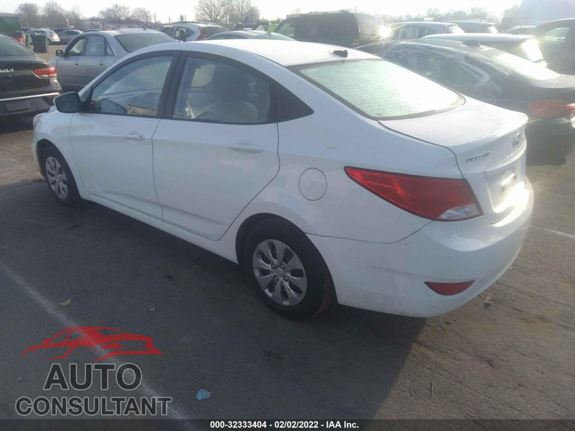 HYUNDAI ACCENT 2016 - KMHCT4AE8GU003040