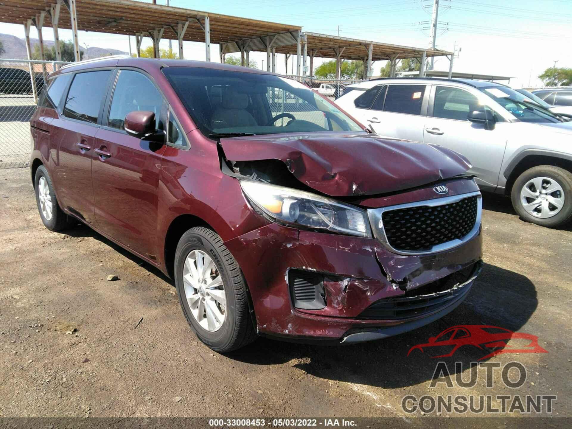 KIA SEDONA 2016 - KNDMB5C11G6088755