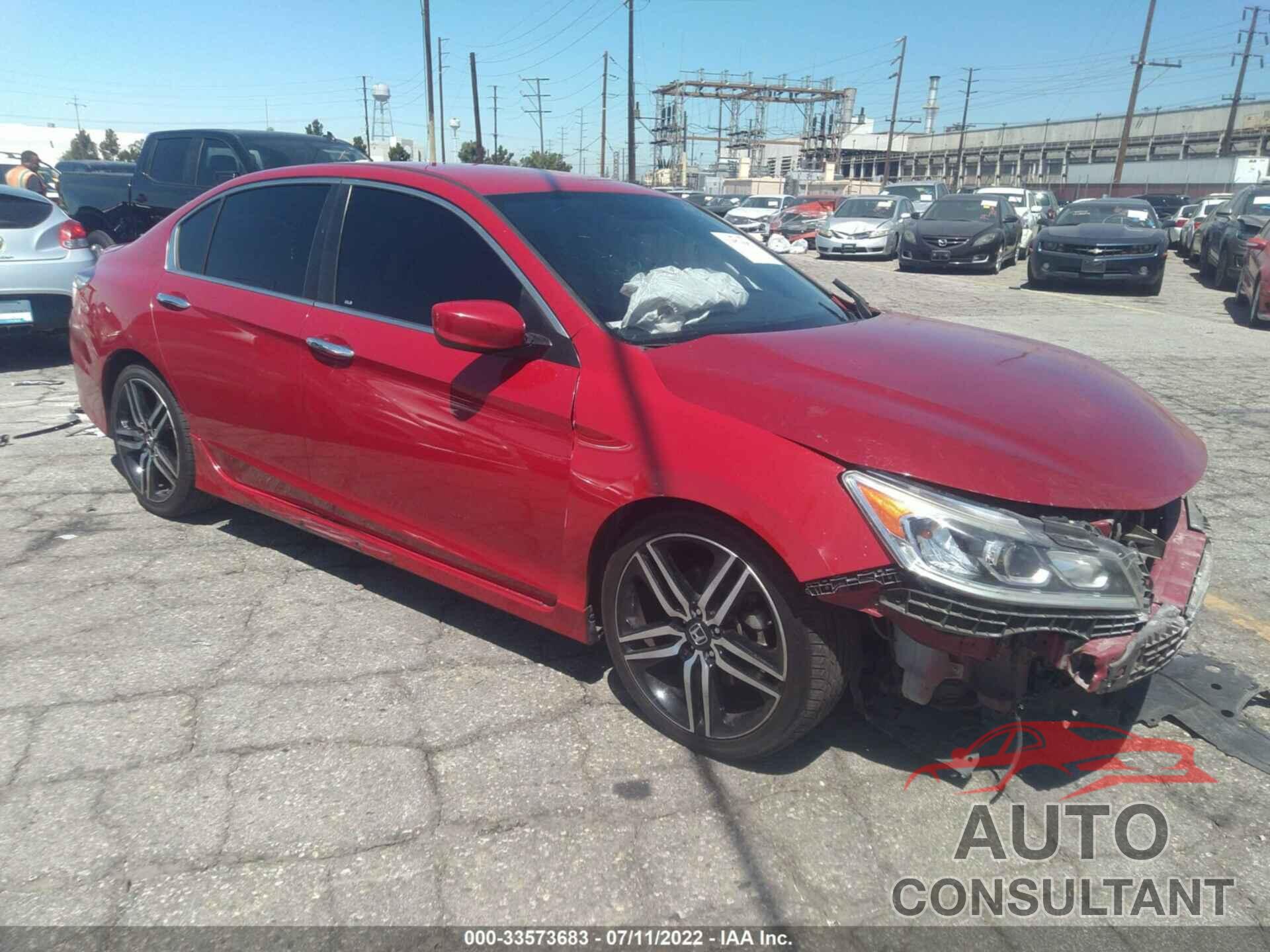 HONDA ACCORD SEDAN 2017 - 1HGCR2F17HA223660