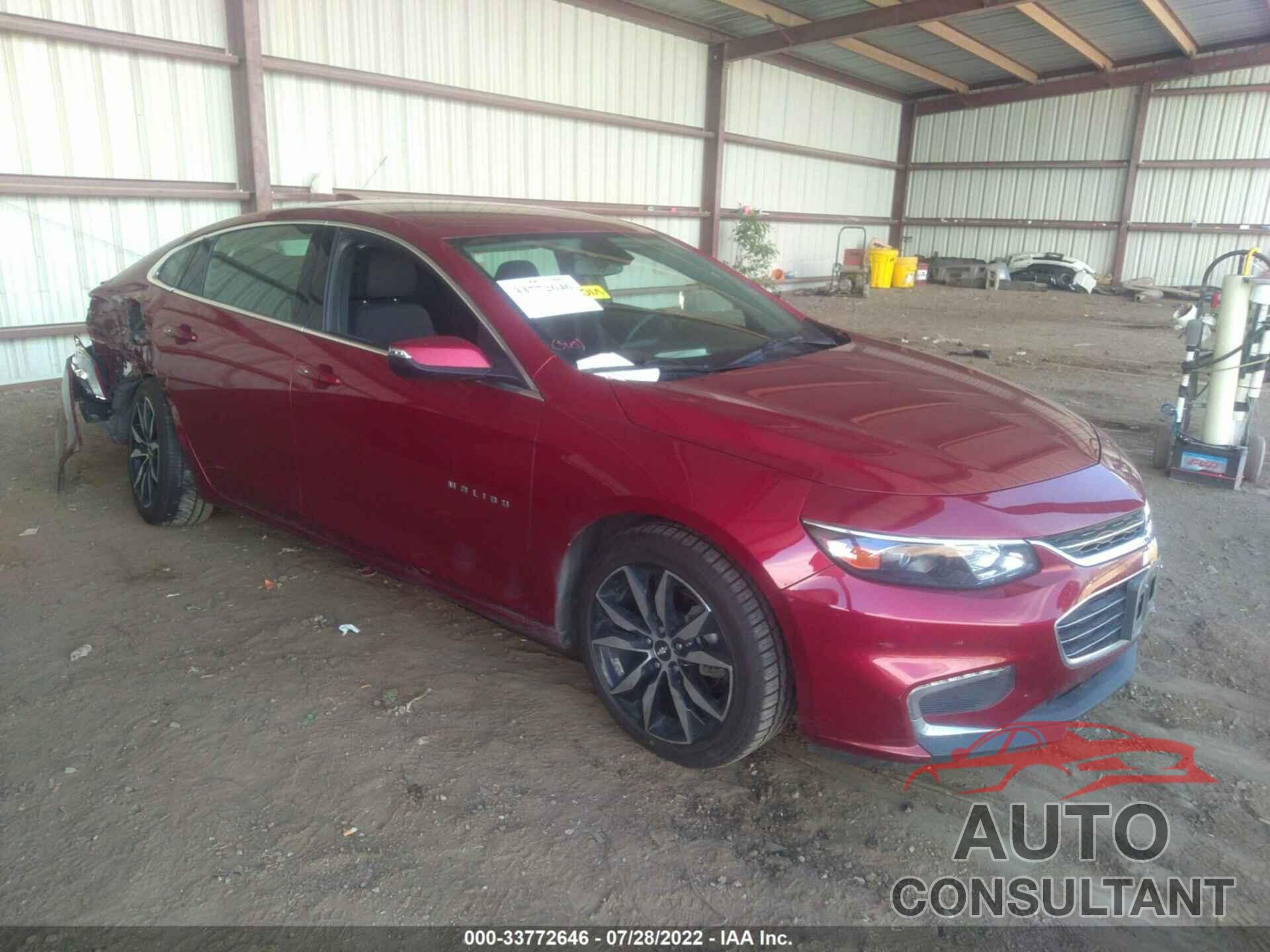 CHEVROLET MALIBU 2017 - 1G1ZE5ST4HF286921