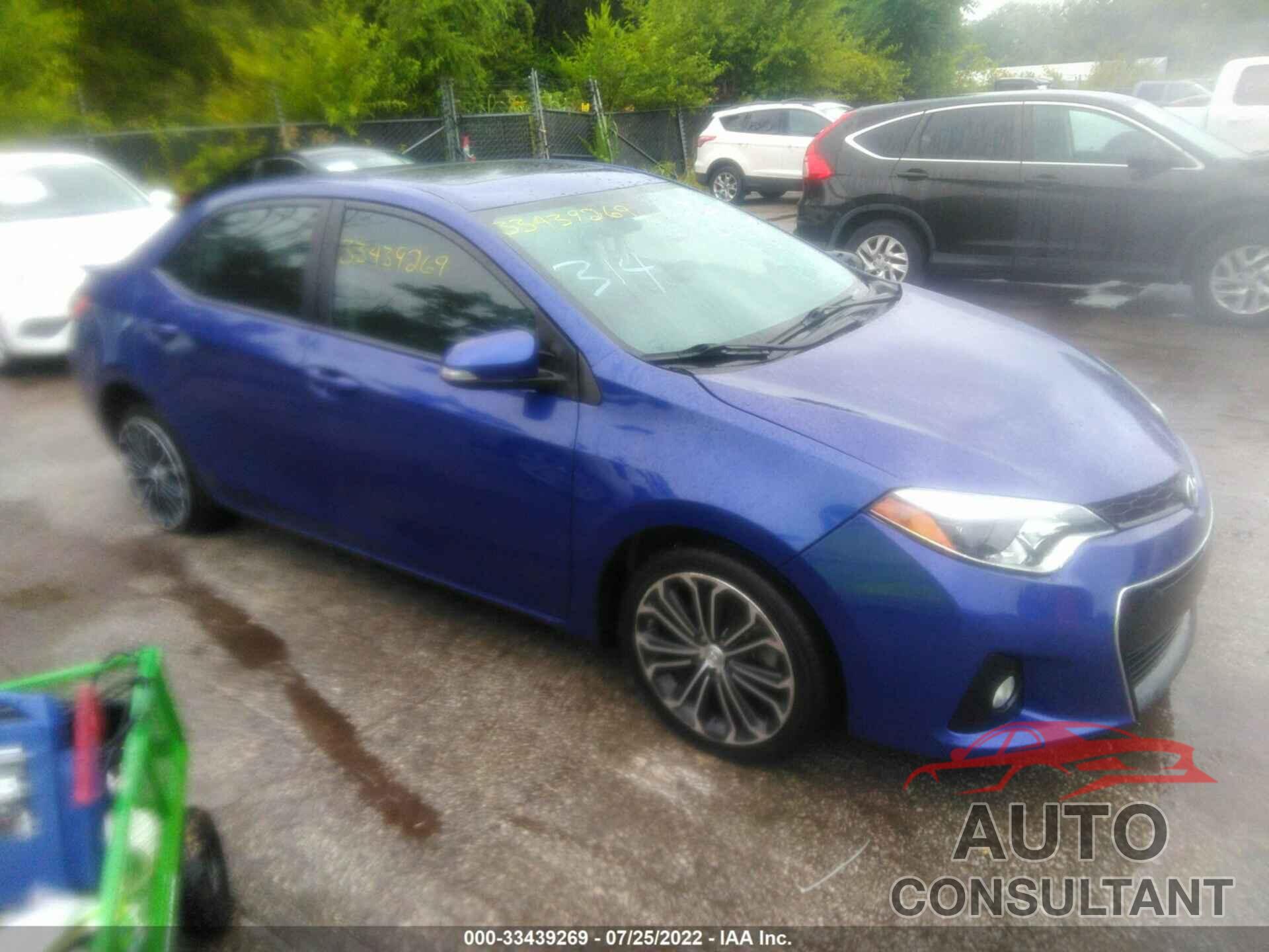 TOYOTA COROLLA 2015 - 2T1BURHE6FC279311