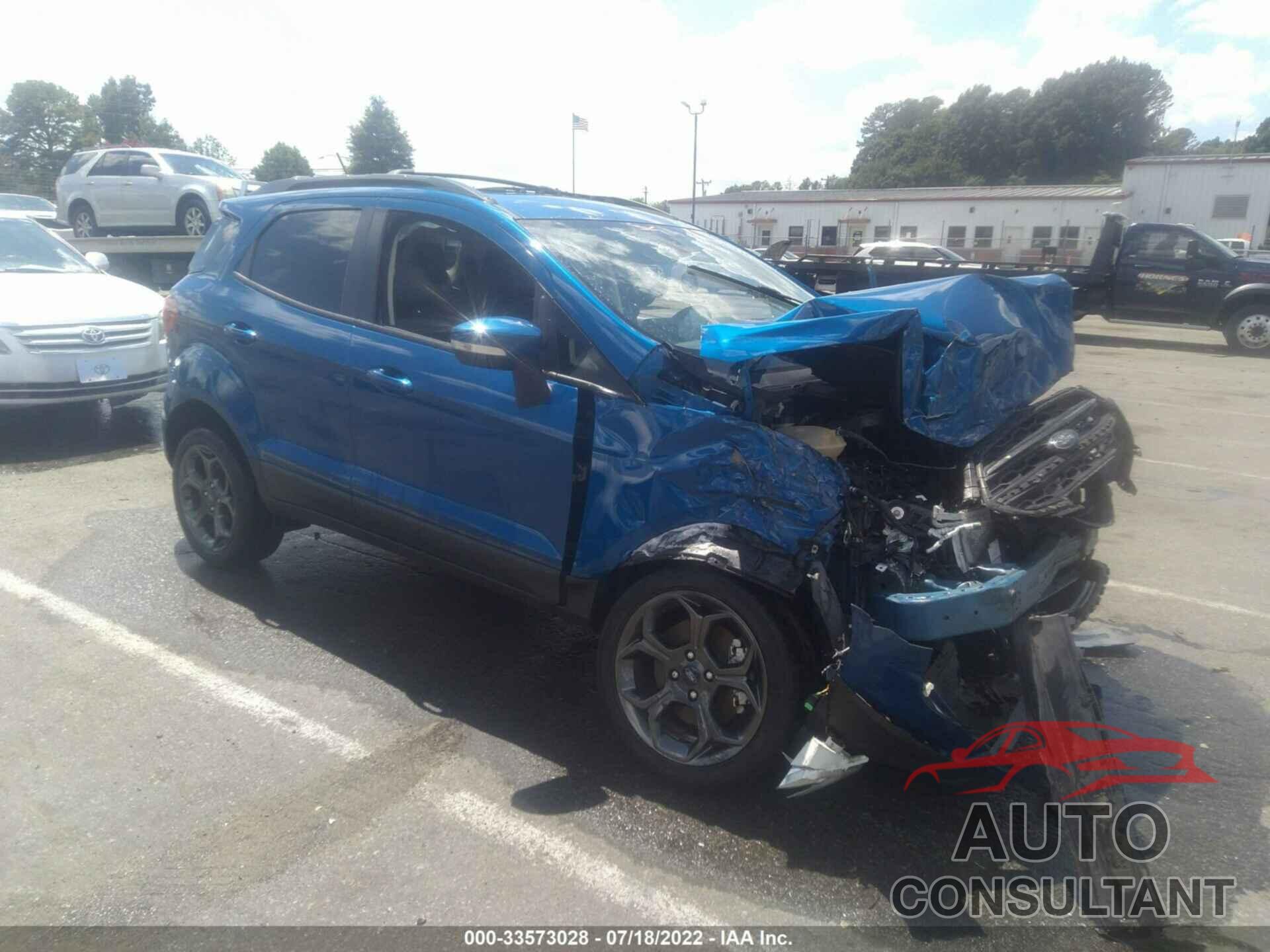 FORD ECOSPORT 2018 - MAJ6P1CL3JC162454