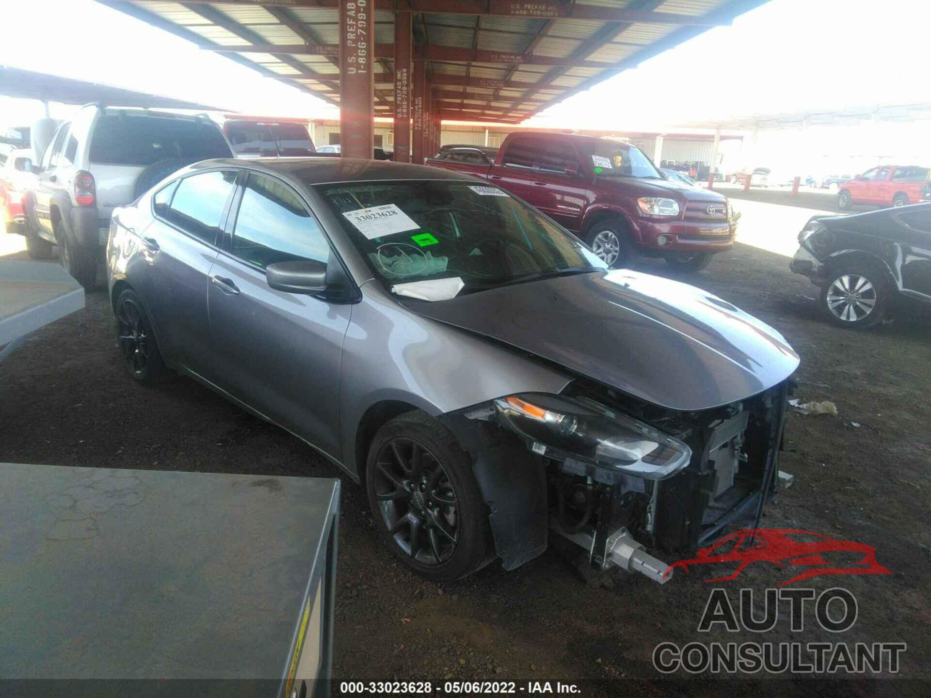 DODGE DART 2016 - 1C3CDFAA6GD712192