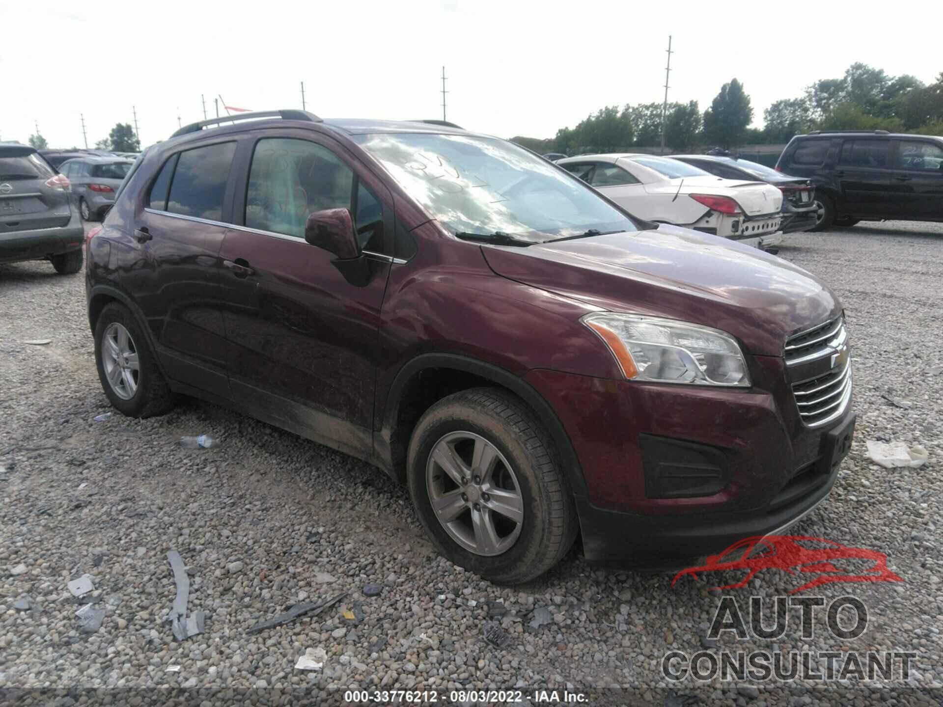 CHEVROLET TRAX 2016 - 3GNCJLSB7GL261463