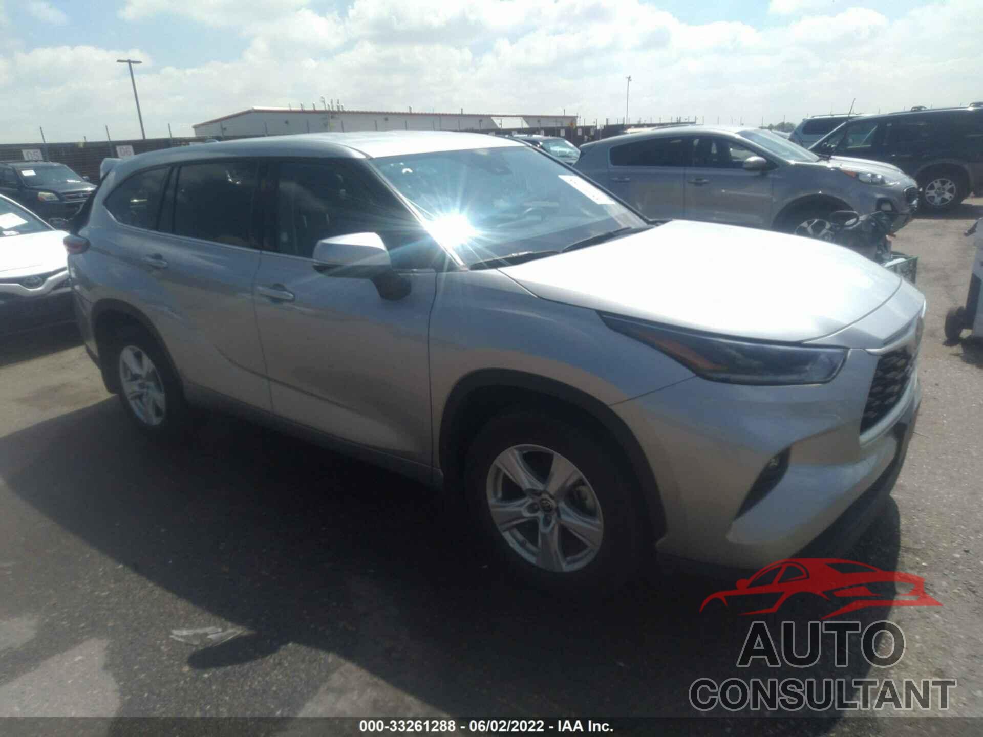 TOYOTA HIGHLANDER 2021 - 5TDBZRBH6MS120345