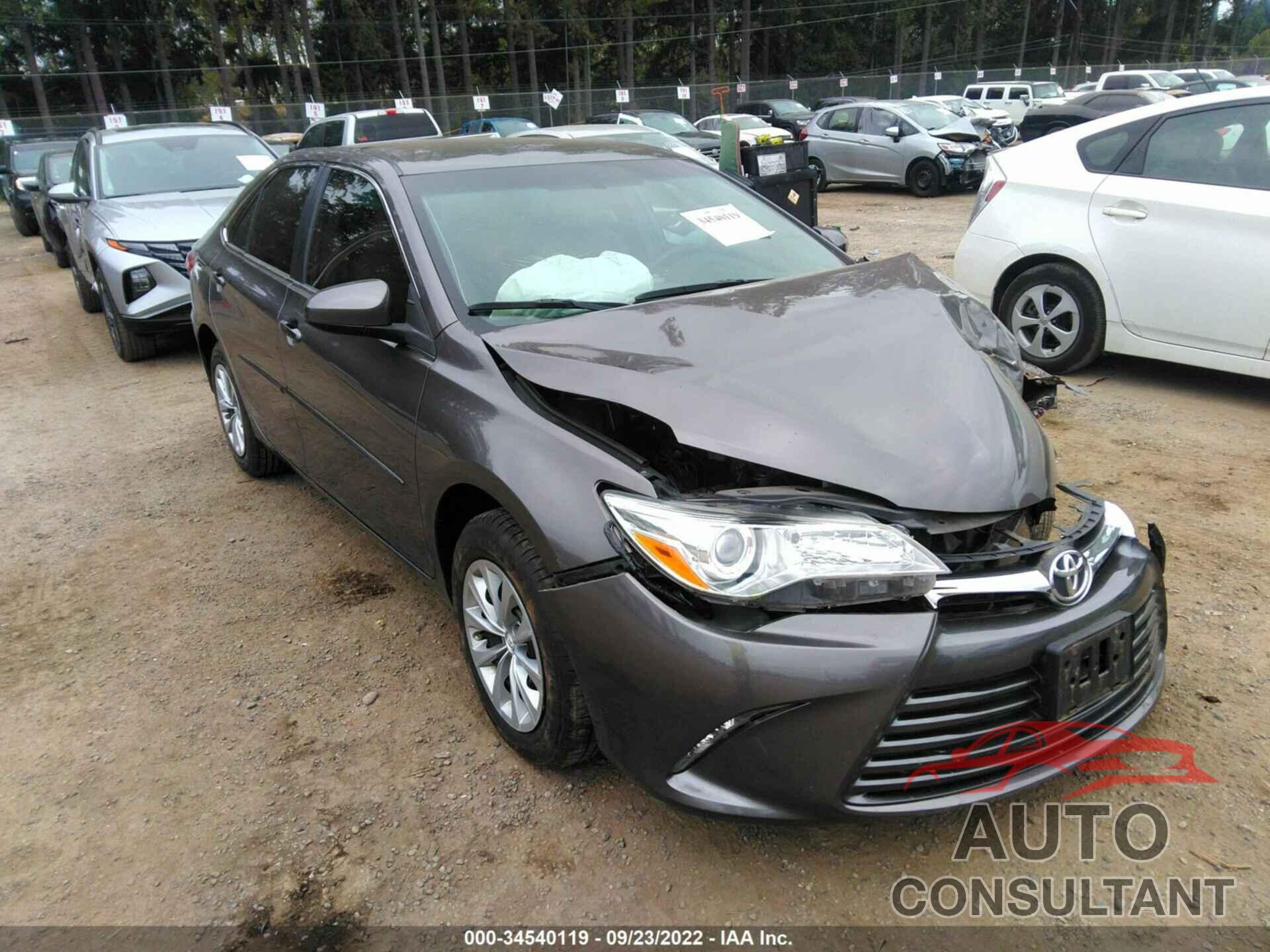 TOYOTA CAMRY 2017 - 4T1BF1FK2HU327327