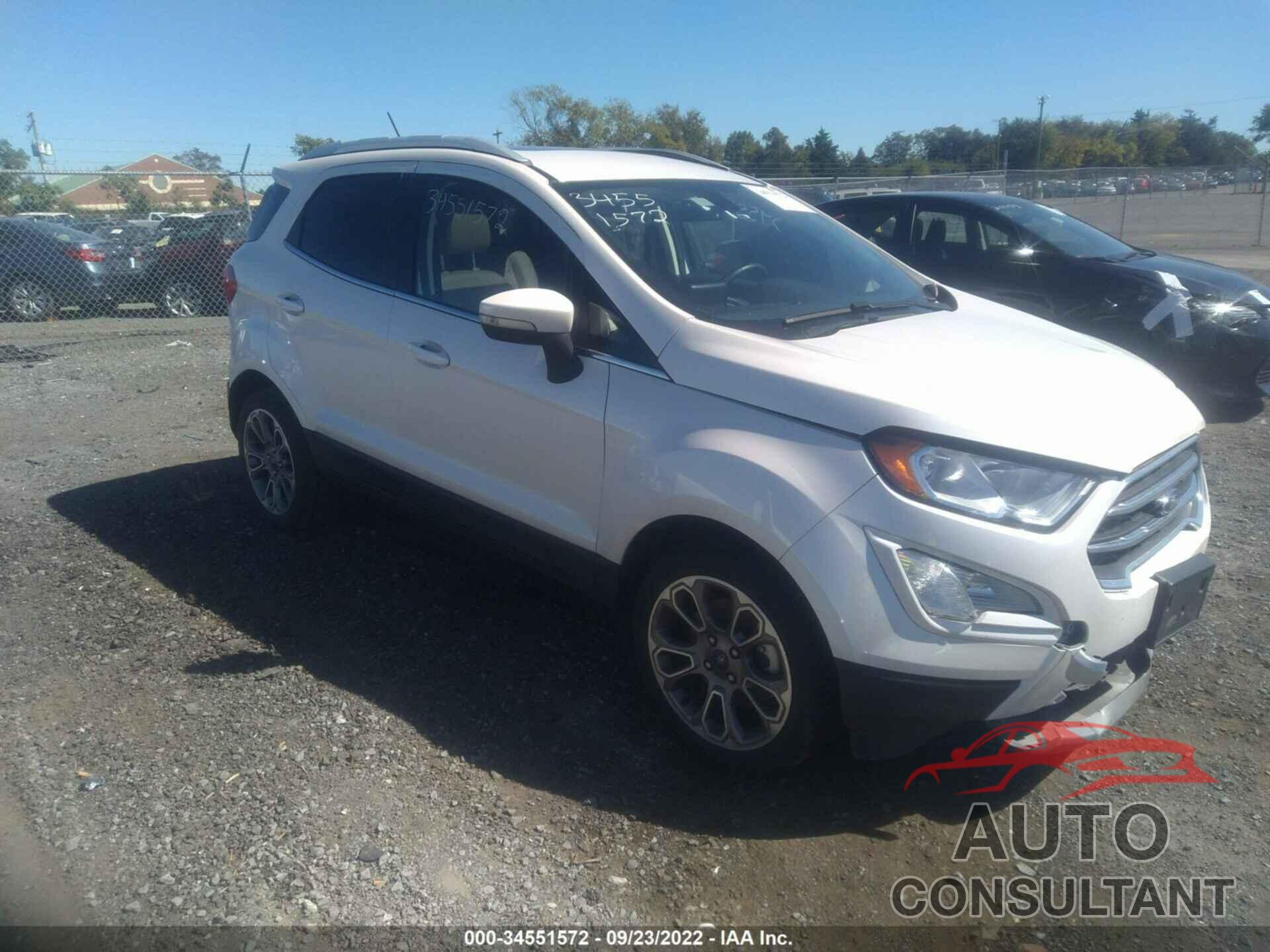 FORD ECOSPORT 2018 - MAJ3P1VE2JC177979