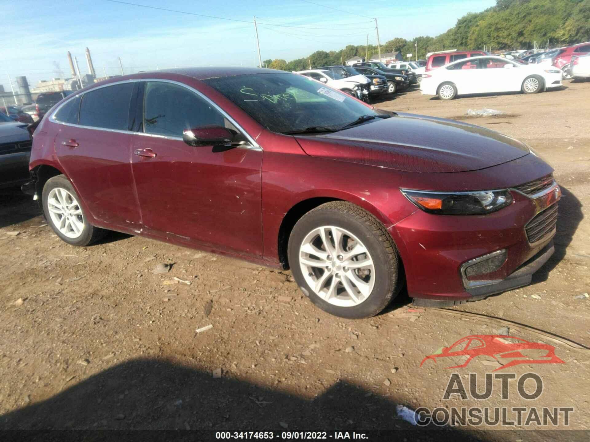 CHEVROLET MALIBU 2016 - 1G1ZE5ST5GF233949