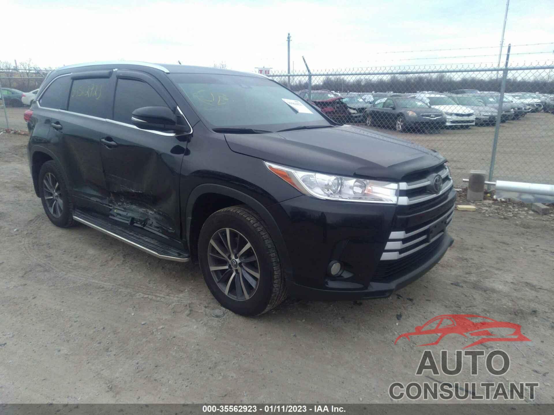 TOYOTA HIGHLANDER 2017 - 5TDJZRFH0HS463843