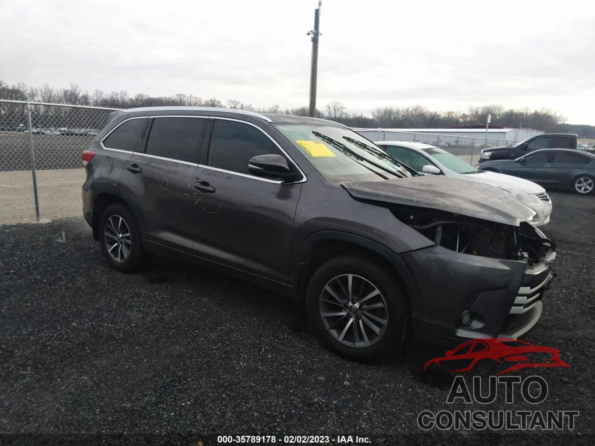 TOYOTA HIGHLANDER 2017 - 5TDJZRFH7HS385870