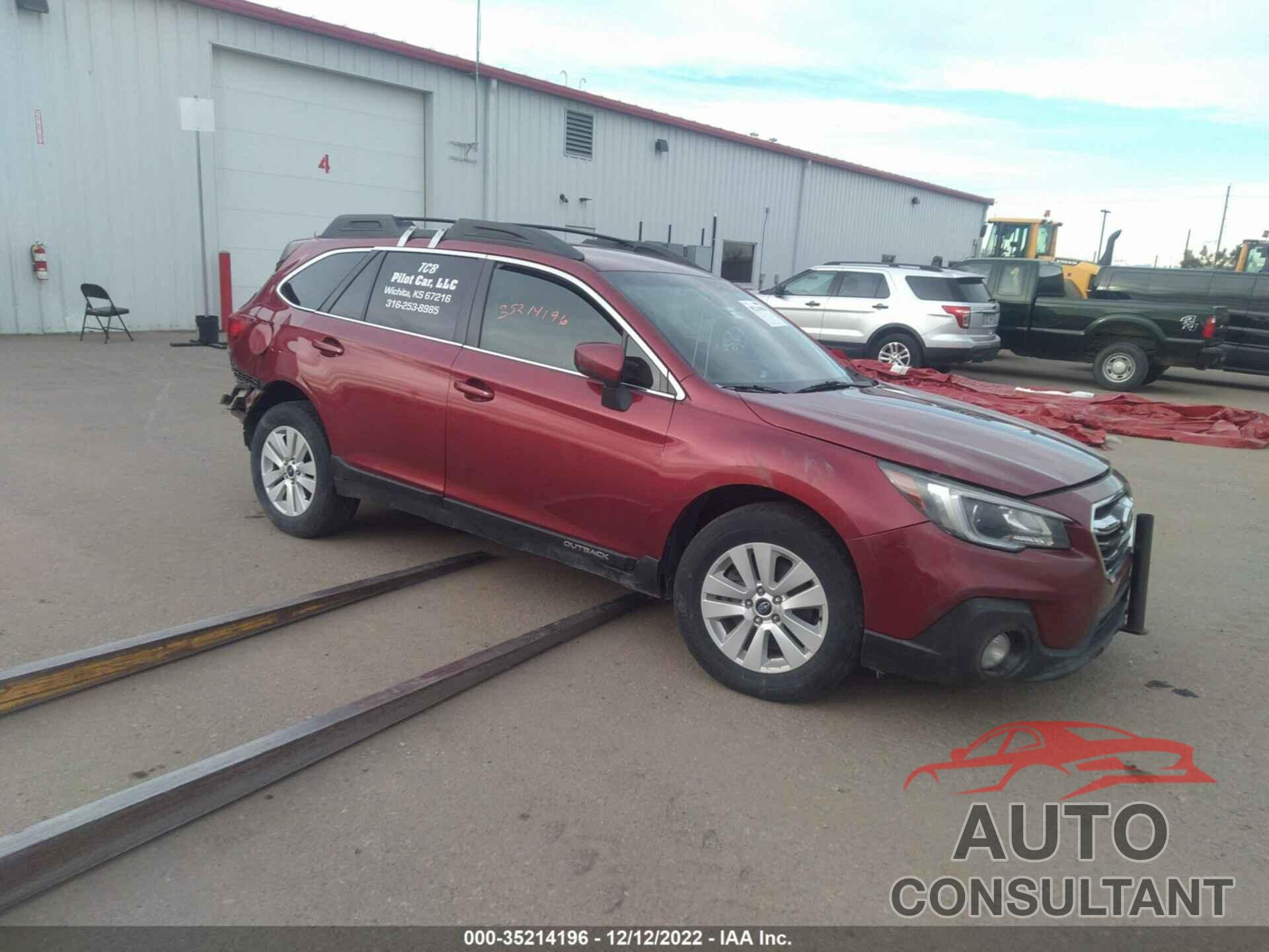 SUBARU OUTBACK 2019 - 4S4BSAFC4K3362209