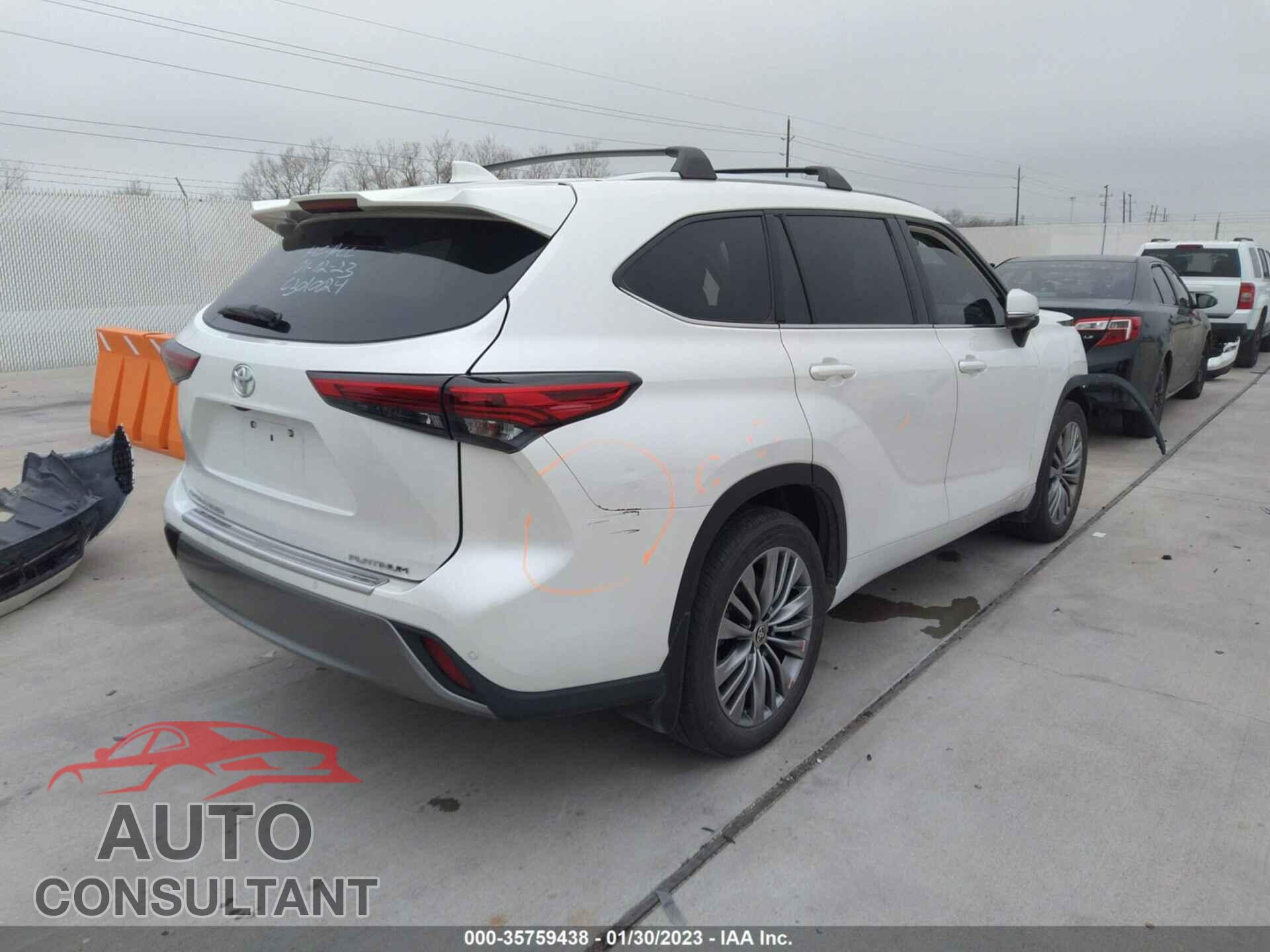 TOYOTA HIGHLANDER 2020 - 5TDFZRAH0LS005340