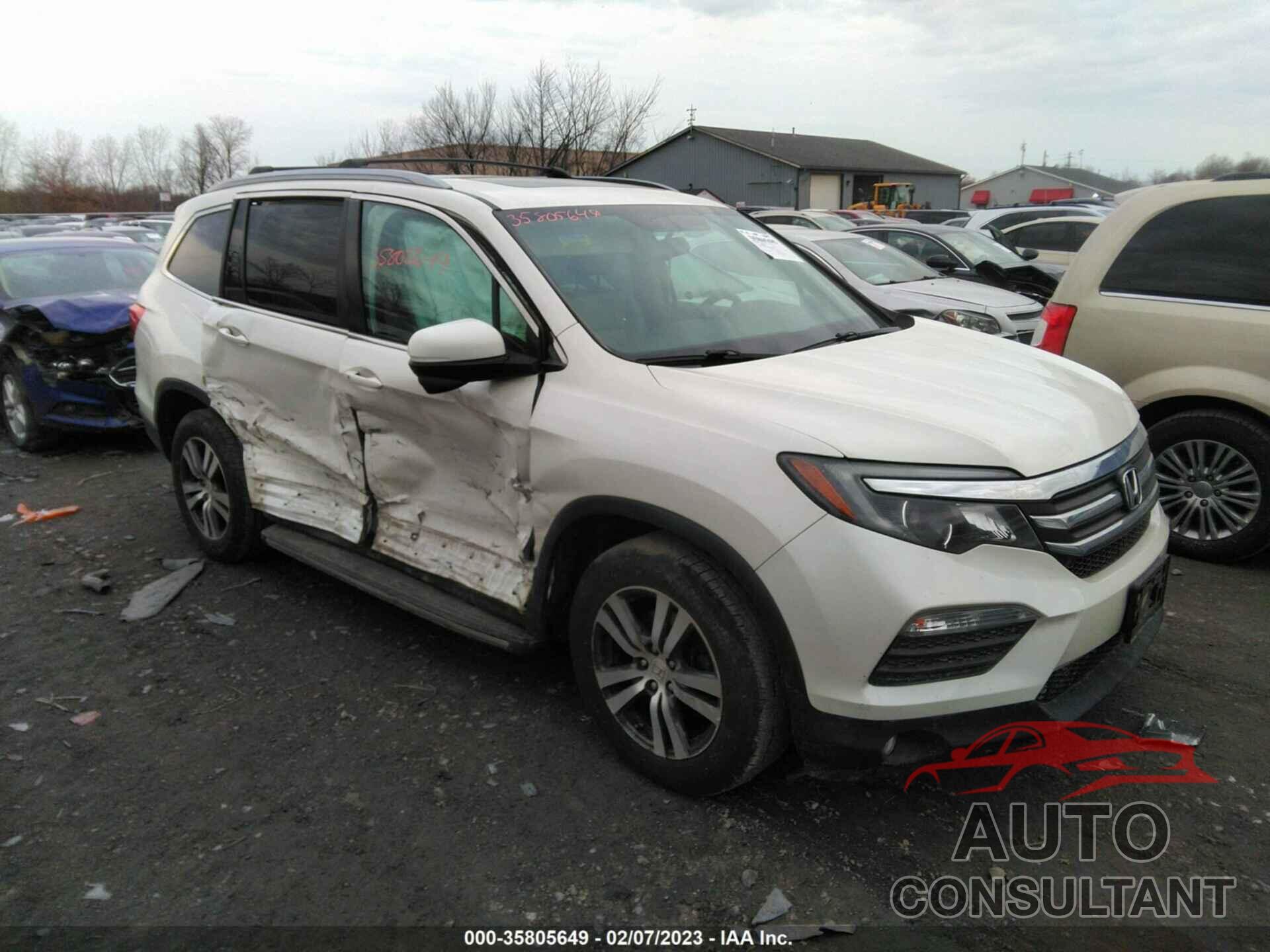 HONDA PILOT 2016 - 5FNYF5H56GB034793