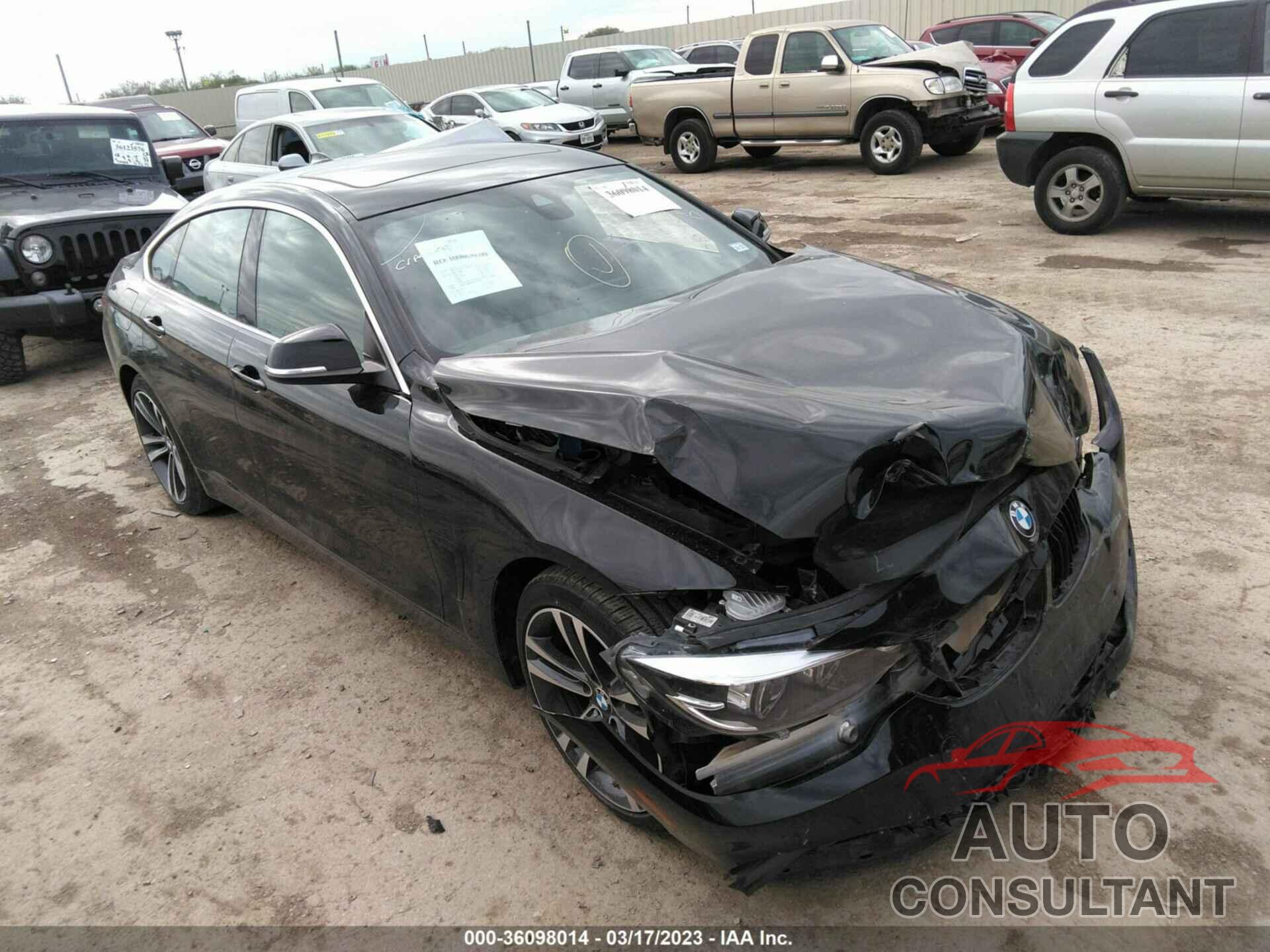 BMW 4 SERIES 2020 - WBA4J1C08LCE13044