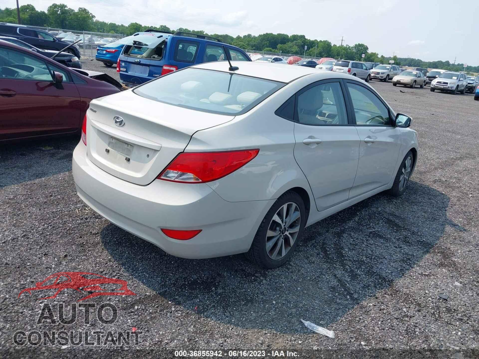 HYUNDAI ACCENT 2016 - KMHCT4AEXGU061697