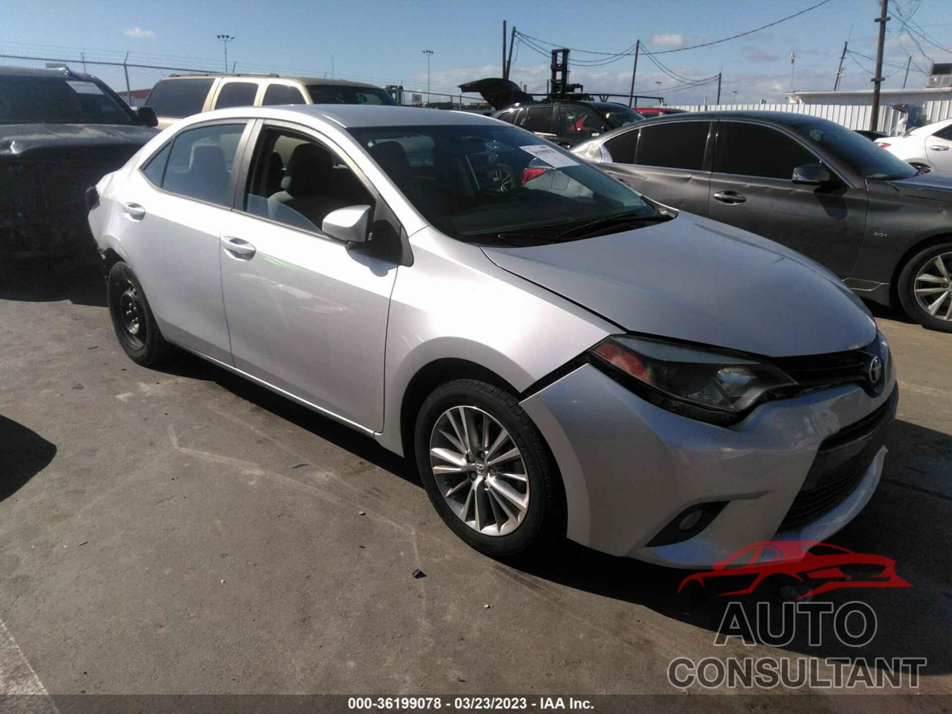 TOYOTA COROLLA 2015 - 5YFBURHE8FP193286