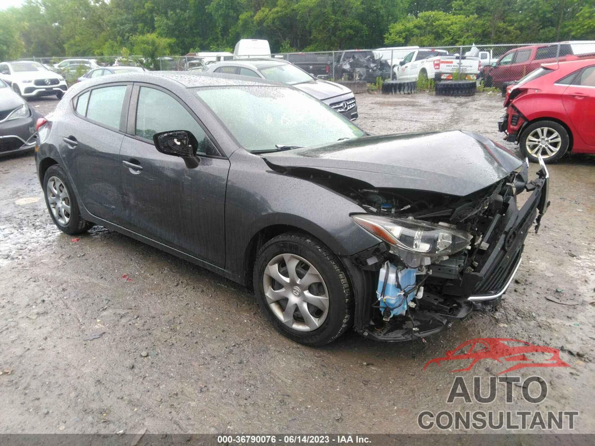 MAZDA MAZDA3 2016 - JM1BM1J74G1337077