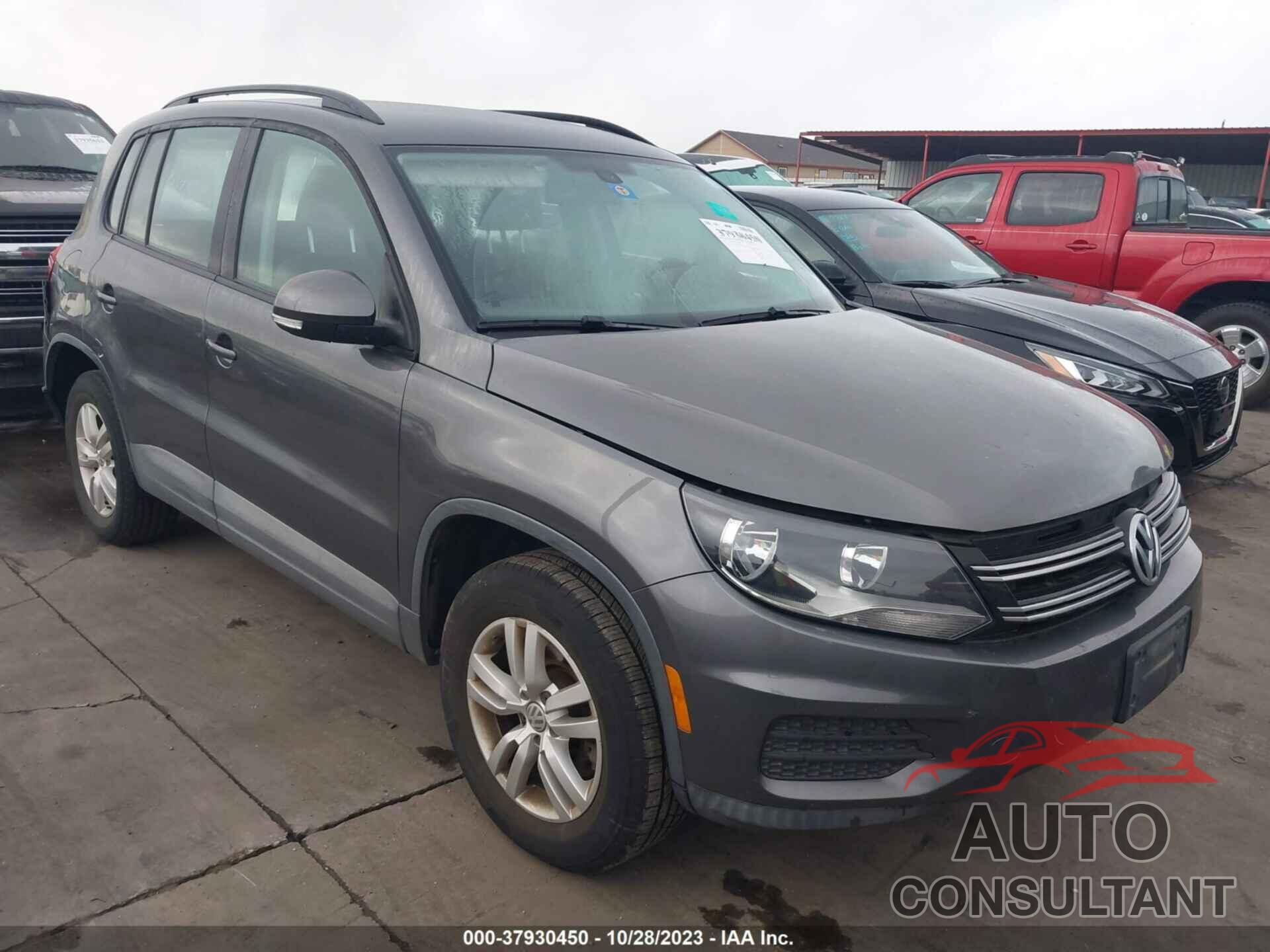 VOLKSWAGEN TIGUAN 2016 - WVGAV7AX0GW587586