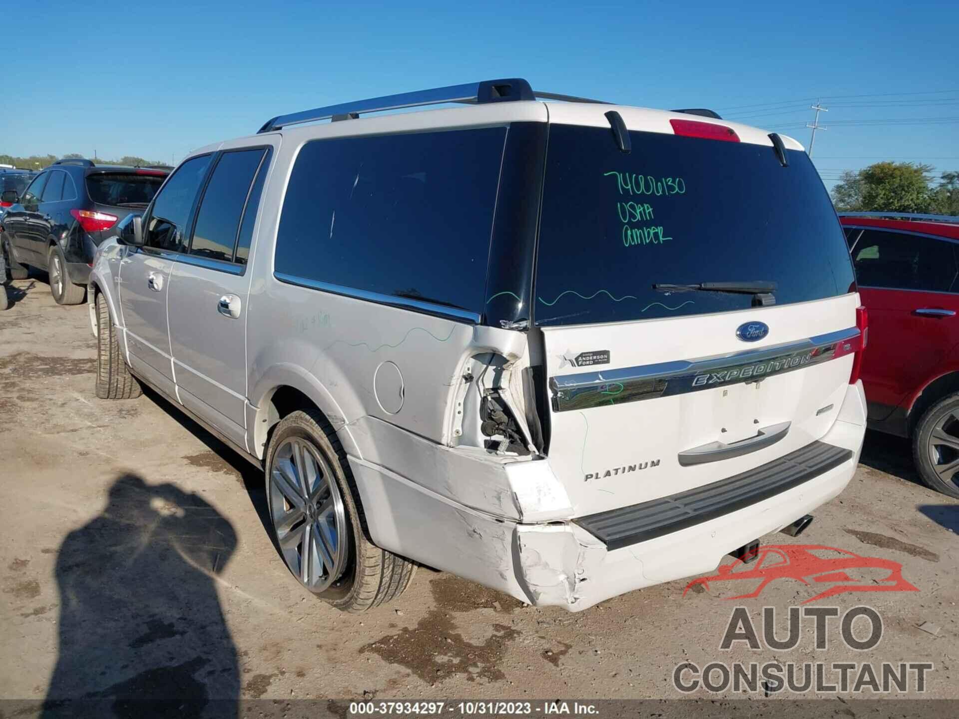 FORD EXPEDITION EL 2017 - 1FMJK1MT3HEA09469