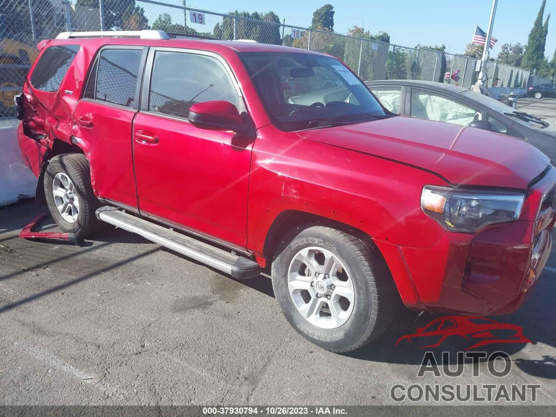 TOYOTA 4RUNNER 2017 - JTEZU5JRXH5163304