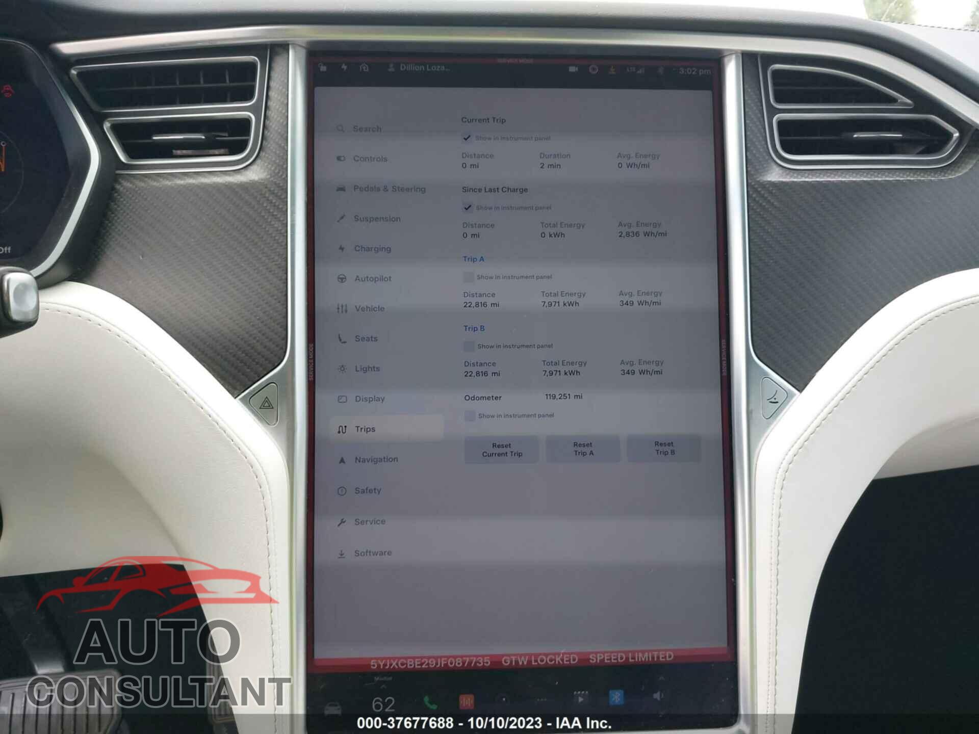 TESLA MODEL X 2018 - 5YJXCBE29JF087735