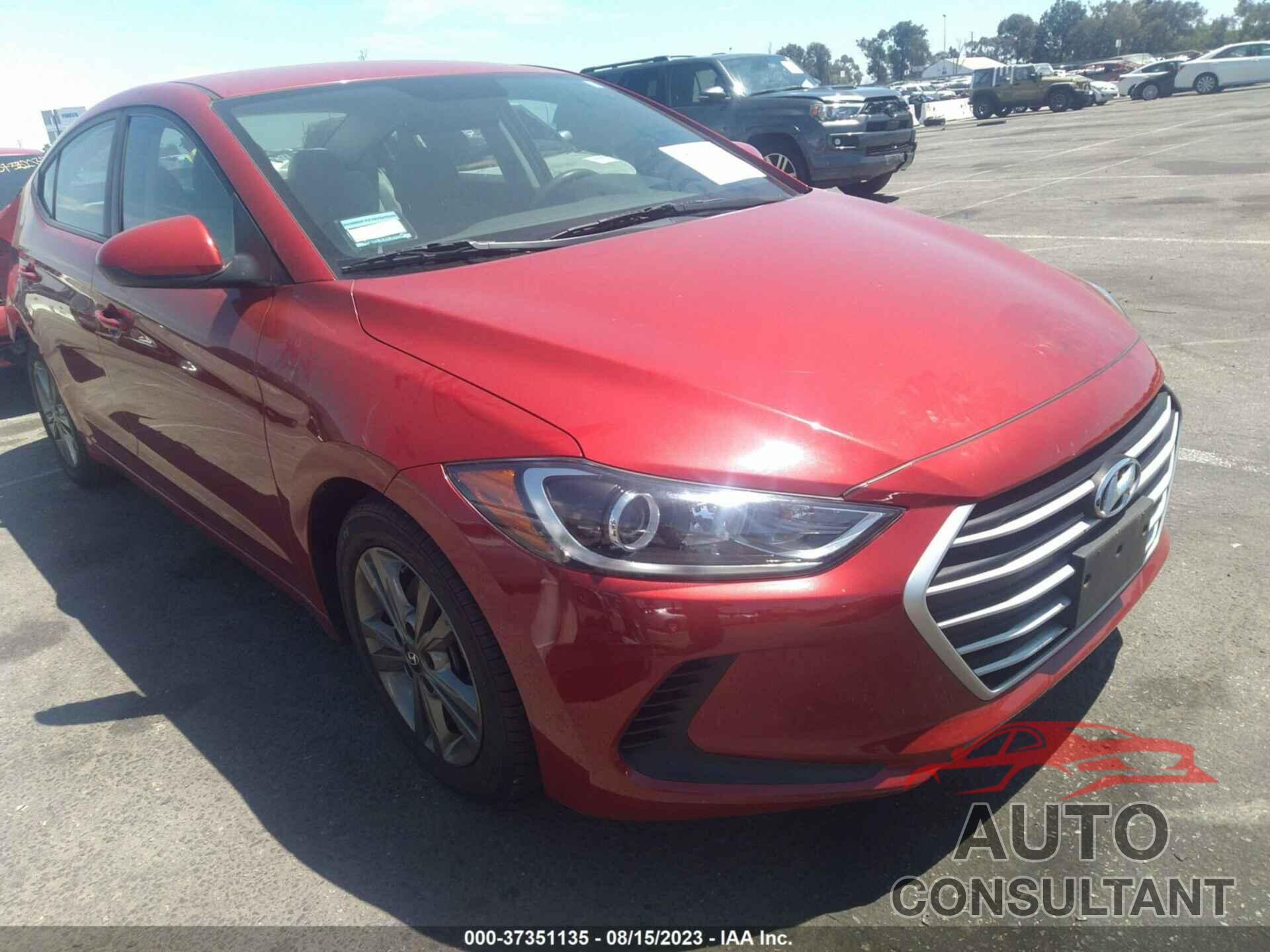 HYUNDAI ELANTRA 2018 - 5NPD84LF1JH220687