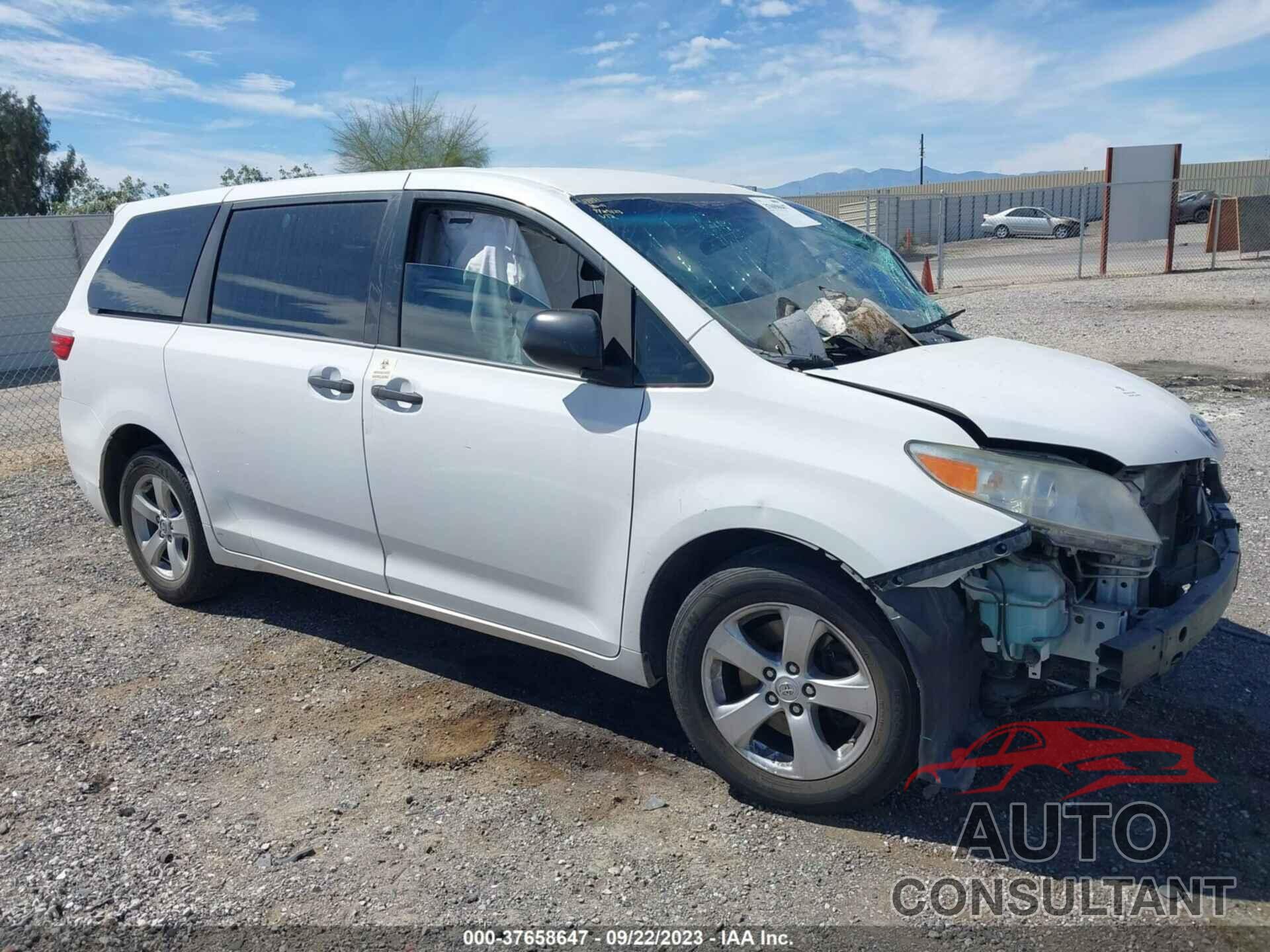 TOYOTA SIENNA 2016 - 5TDZK3DCXGS703779