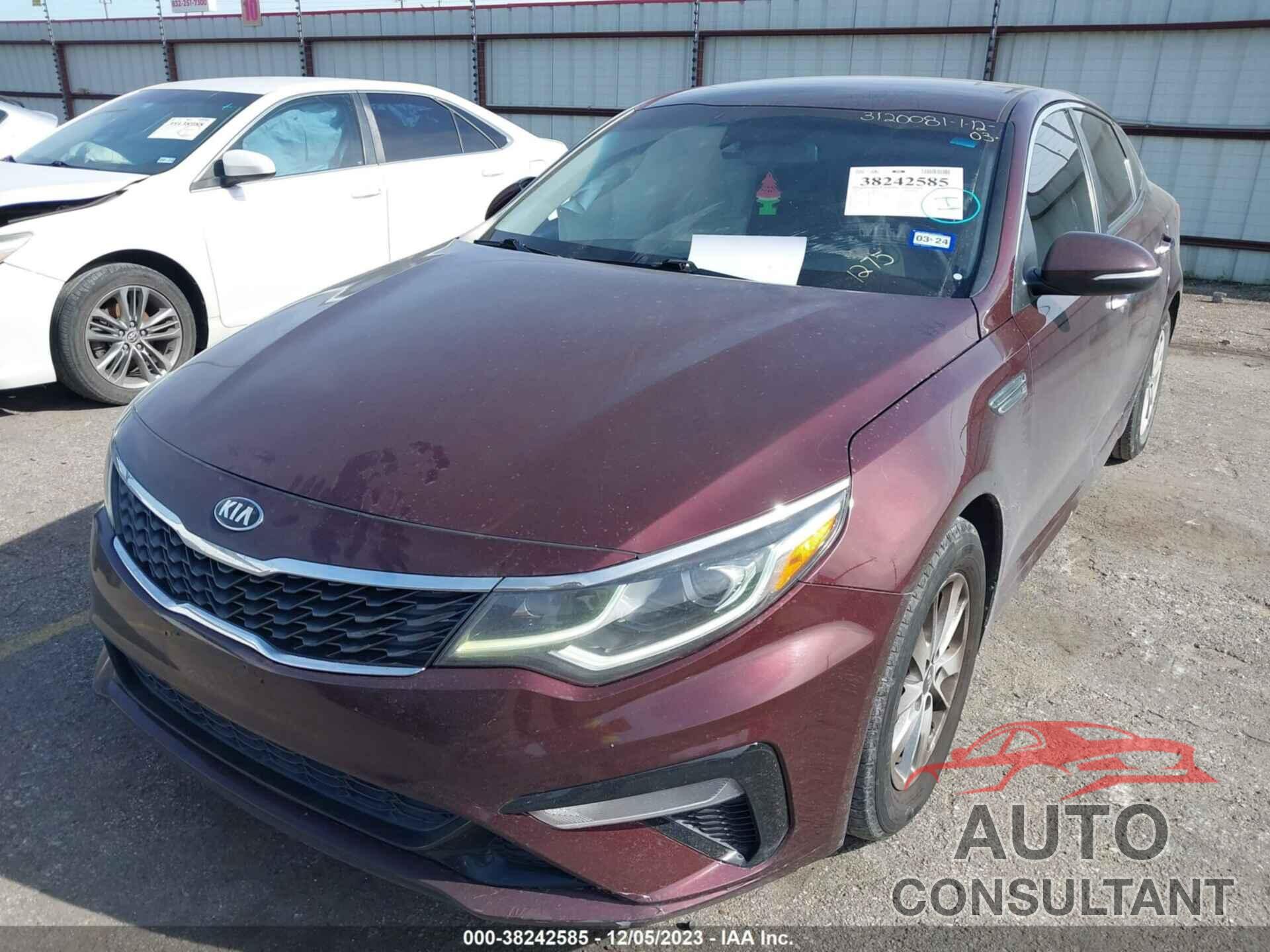 KIA OPTIMA 2019 - 5XXGT4L3XKG281275