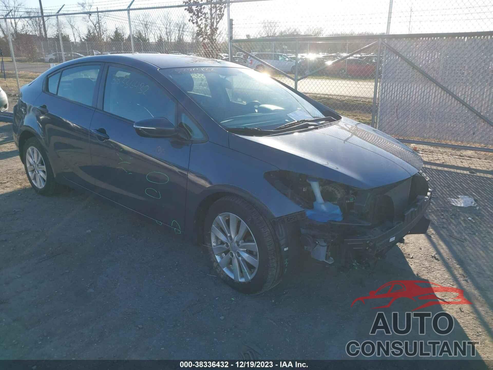 KIA FORTE 2016 - KNAFX4A65G5558565