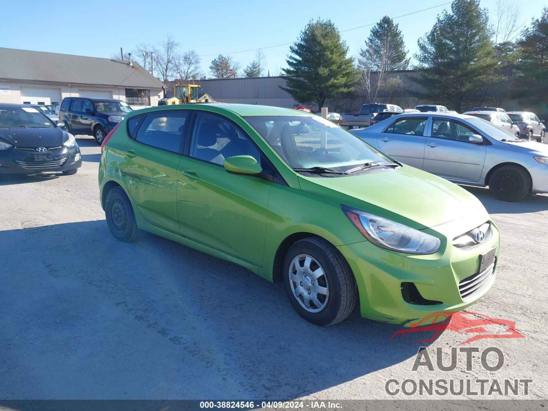 HYUNDAI ACCENT 2012 - KMHCT5AE2CU012347