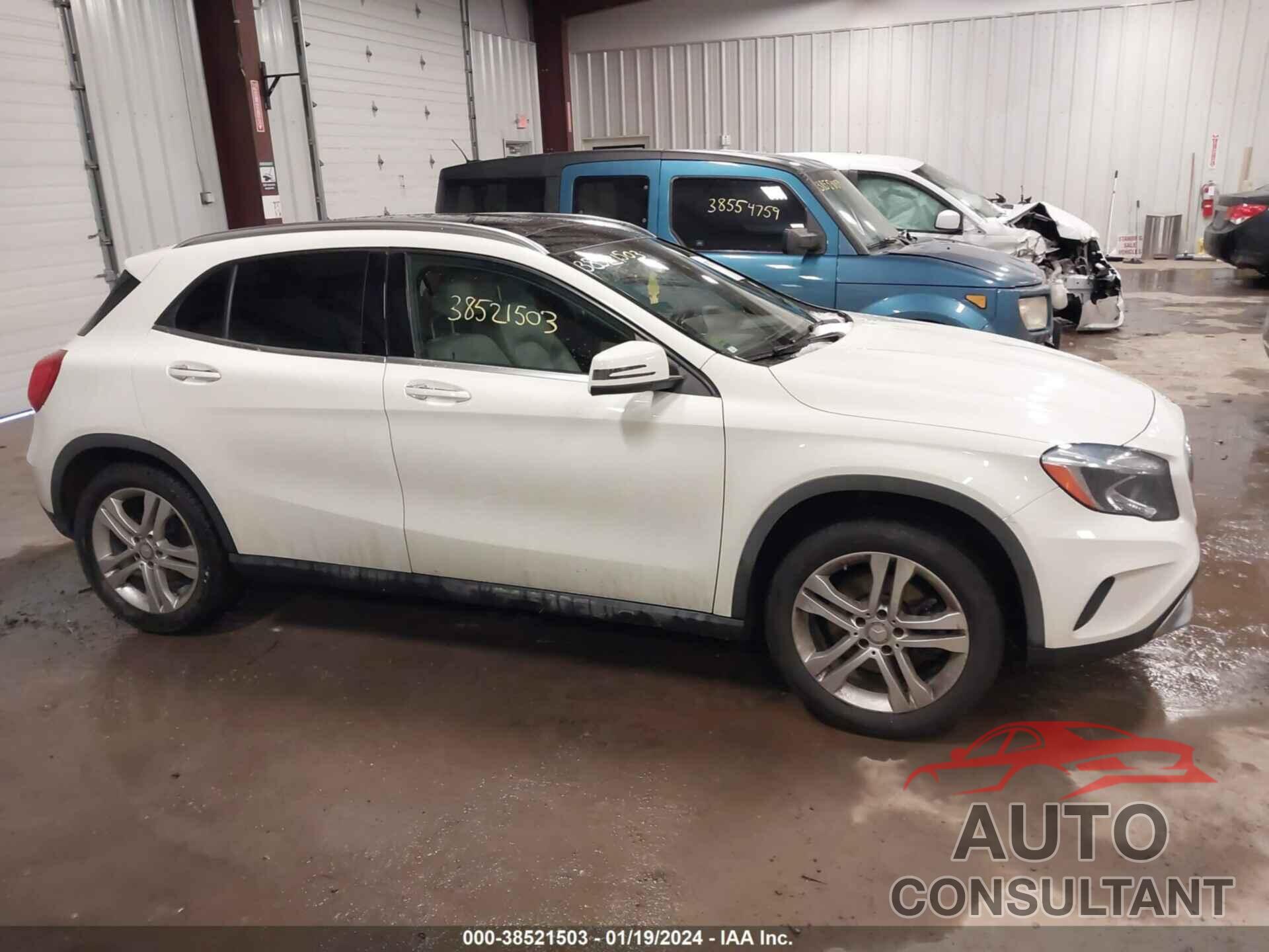 MERCEDES-BENZ GLA 250 2016 - WDCTG4GBXGJ253297