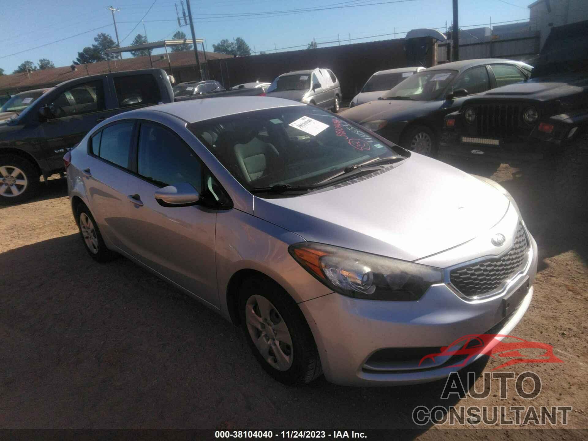 KIA FORTE 2016 - KNAFK4A60G5488553