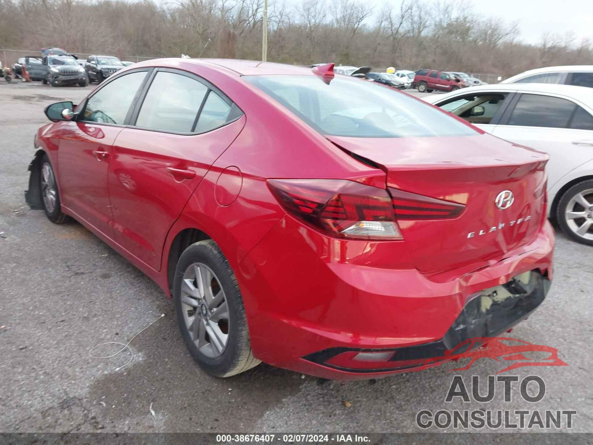 HYUNDAI ELANTRA 2020 - 5NPD84LF7LH584213