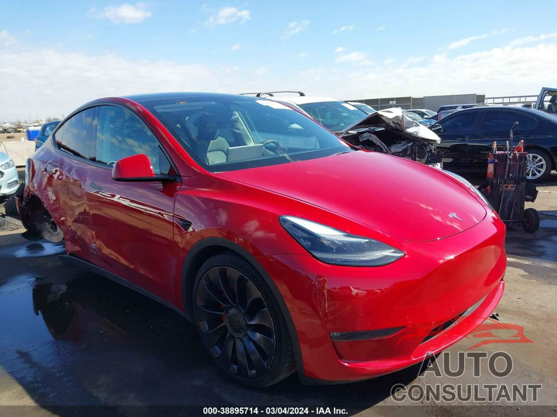 TESLA MODEL Y 2022 - 7SAYGDEF1NF345634