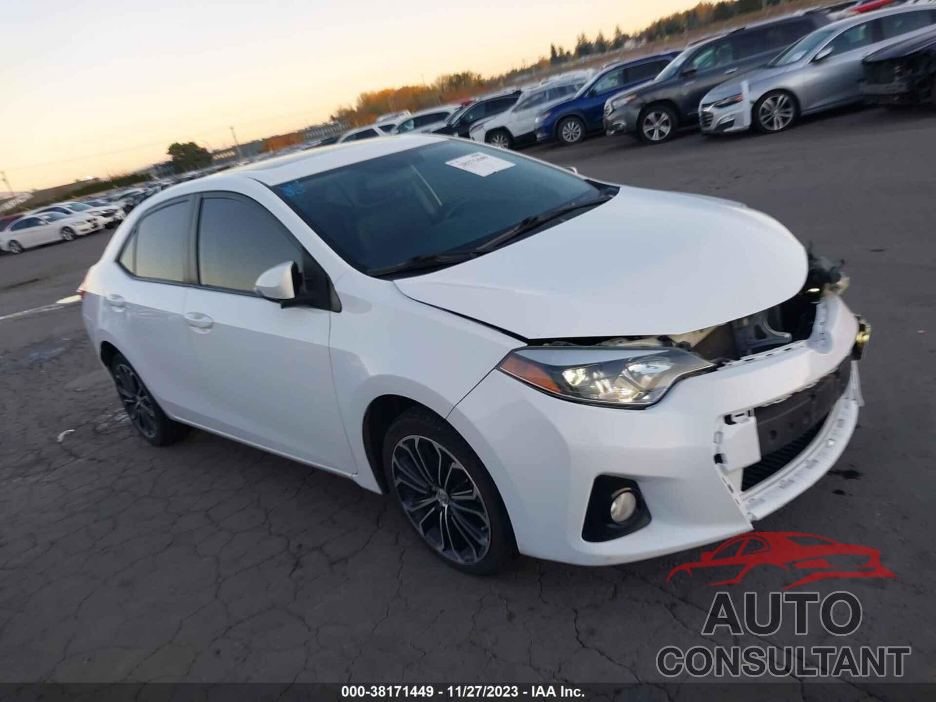 TOYOTA COROLLA 2015 - 2T1BURHE5FC333259