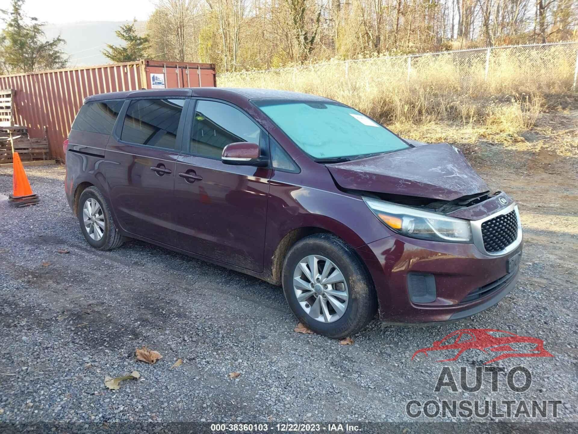 KIA SEDONA 2017 - KNDMB5C15H6305533